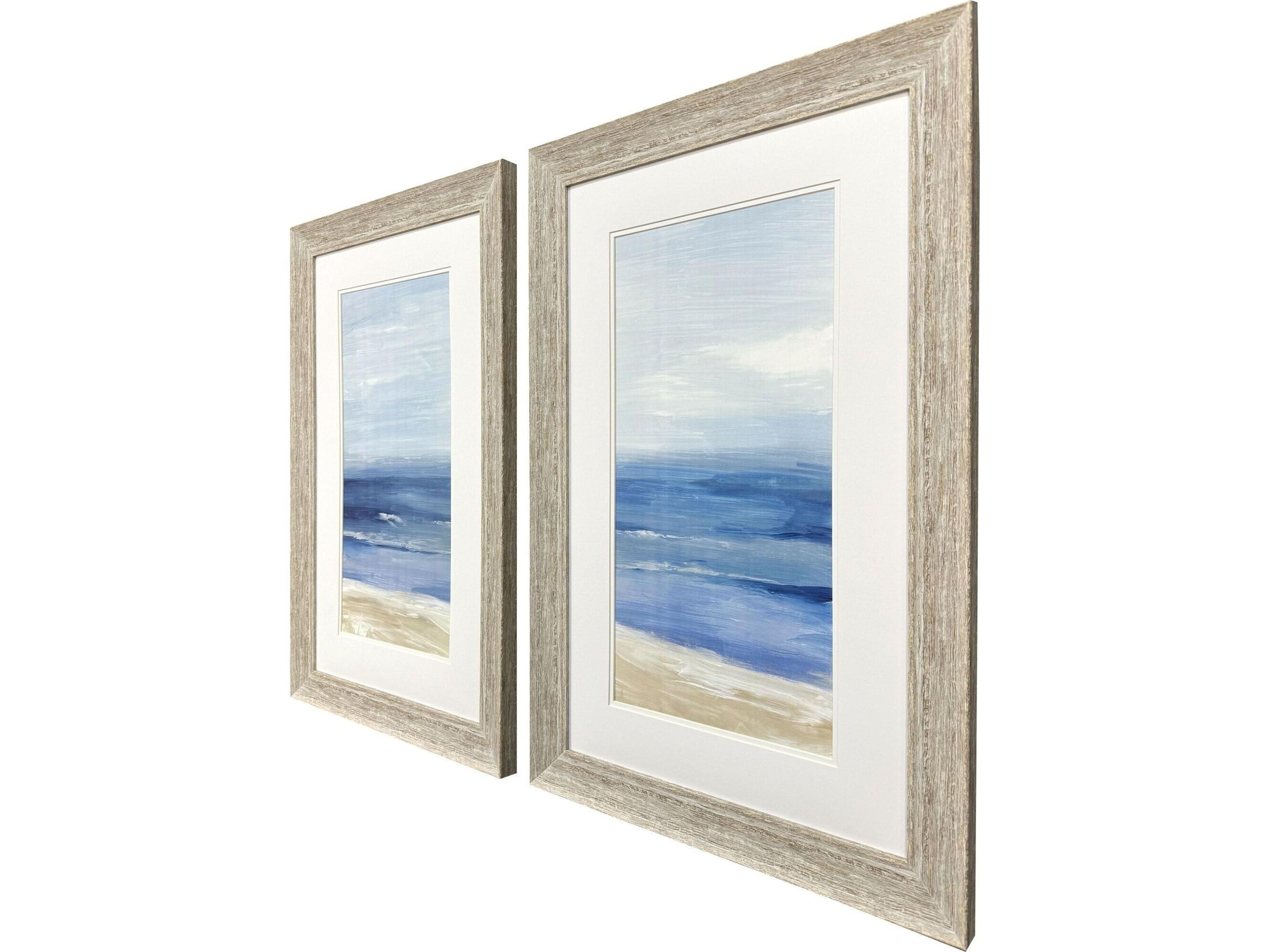 Paragon Beach Landscape Framed Art - Set of 2