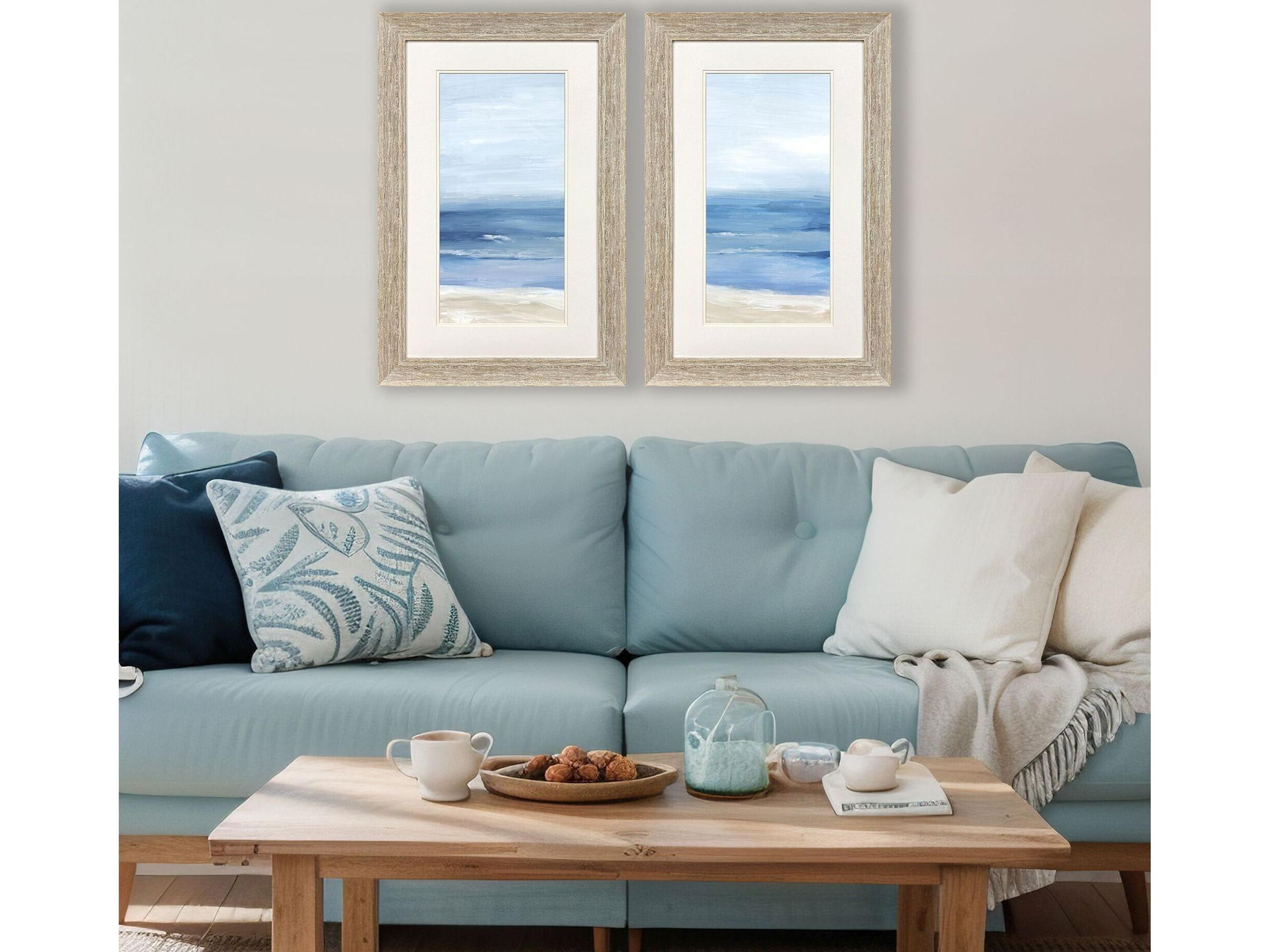 Paragon Beach Landscape Framed Art - Set of 2