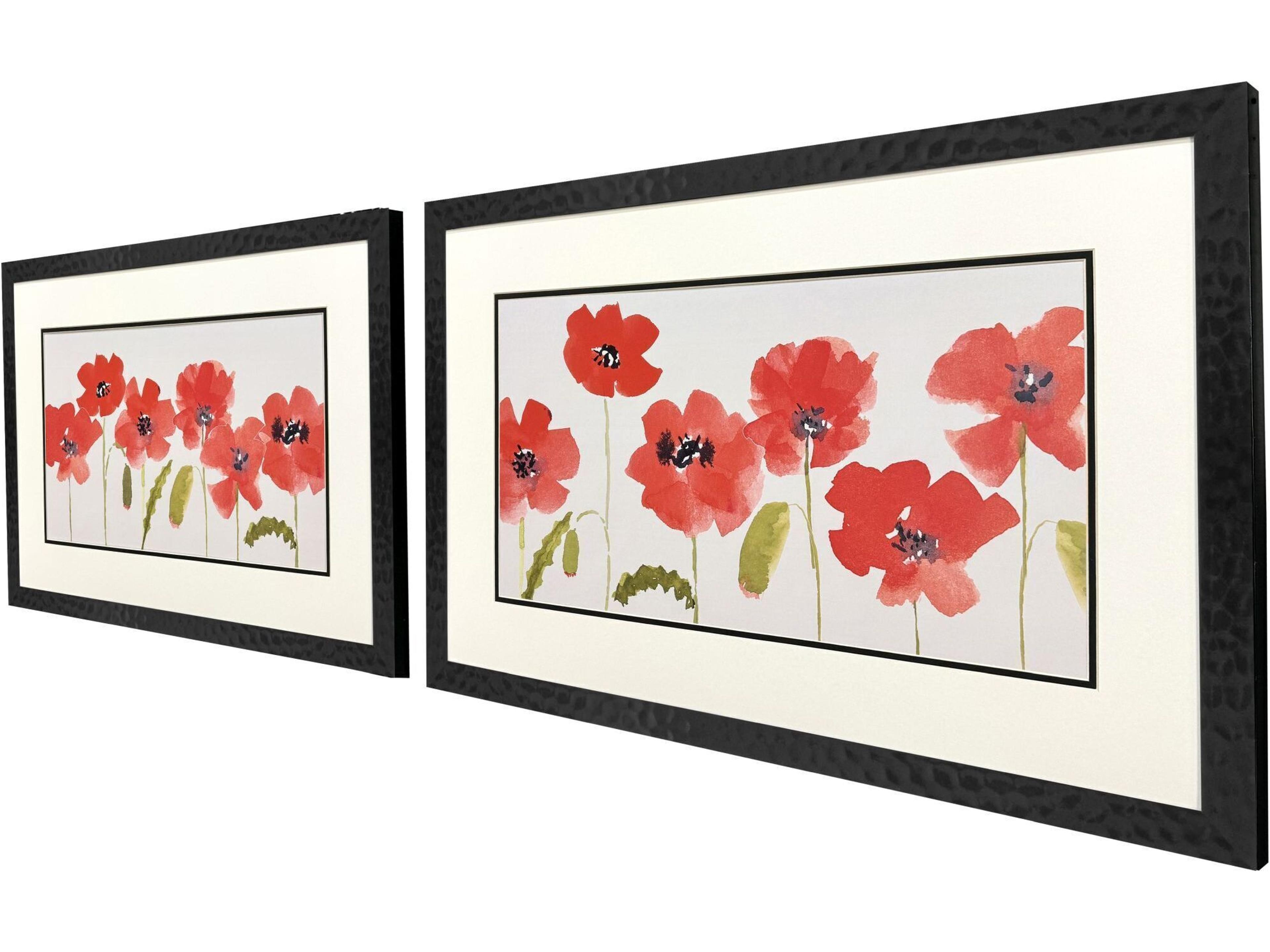 Paragon Anemone Study Framed Art - Set of 2