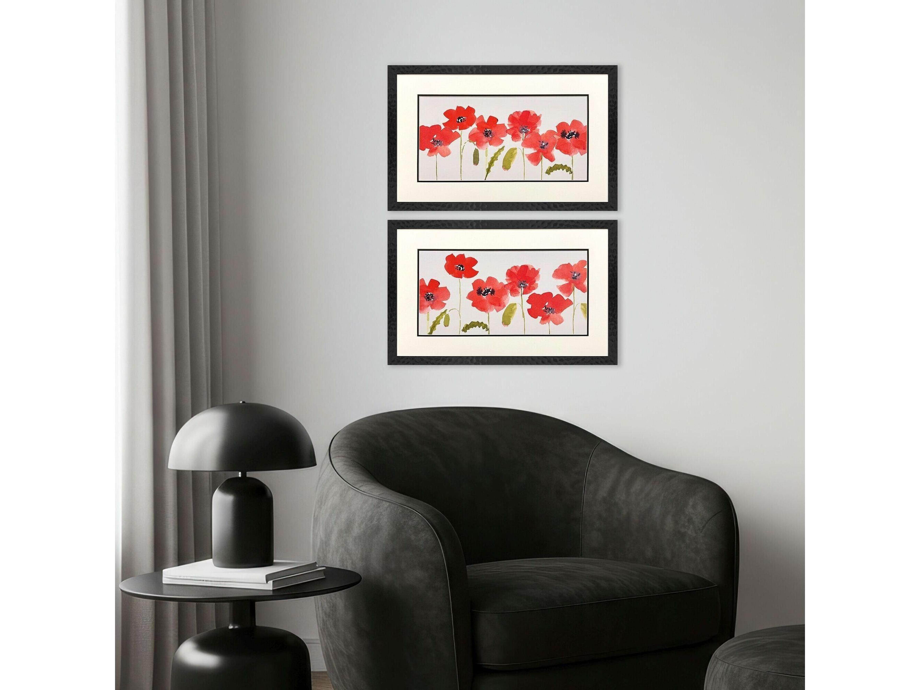 Paragon Anemone Study Framed Art - Set of 2