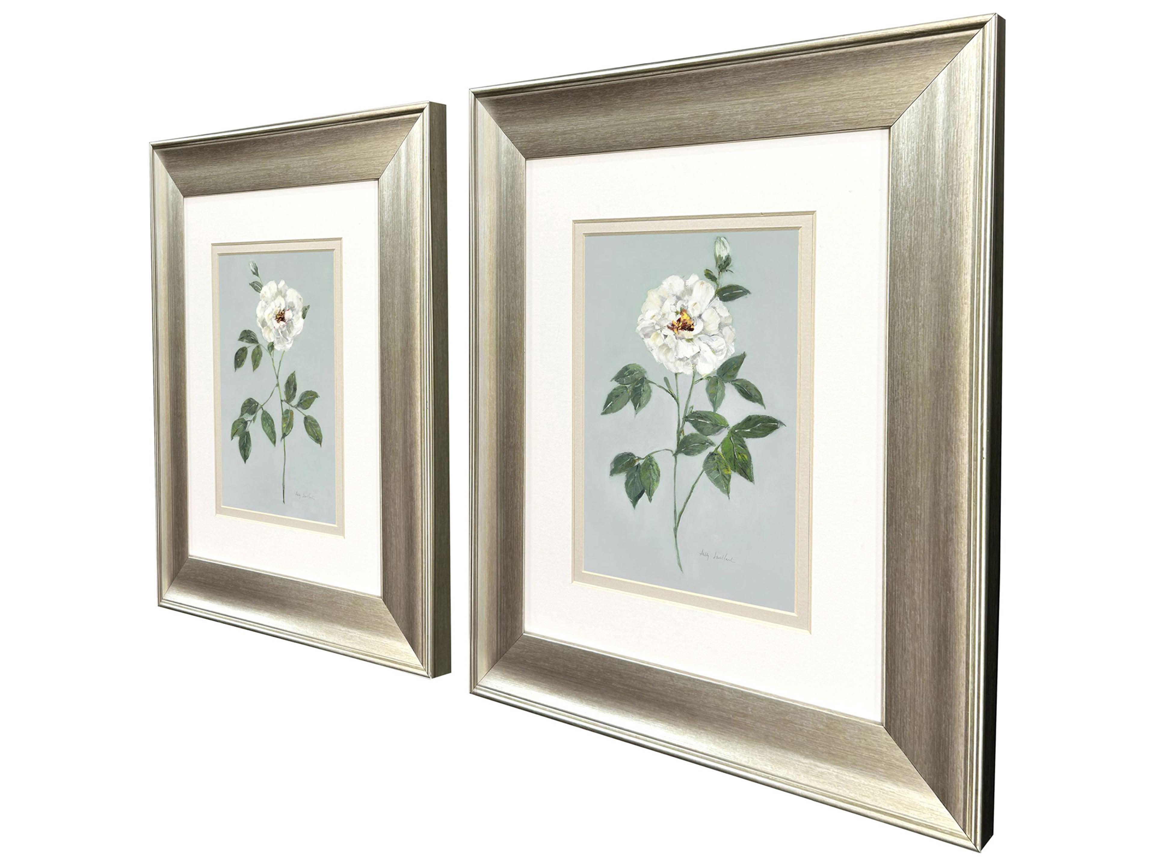 Paragon Rose Beauty Framed Art - Set of 2