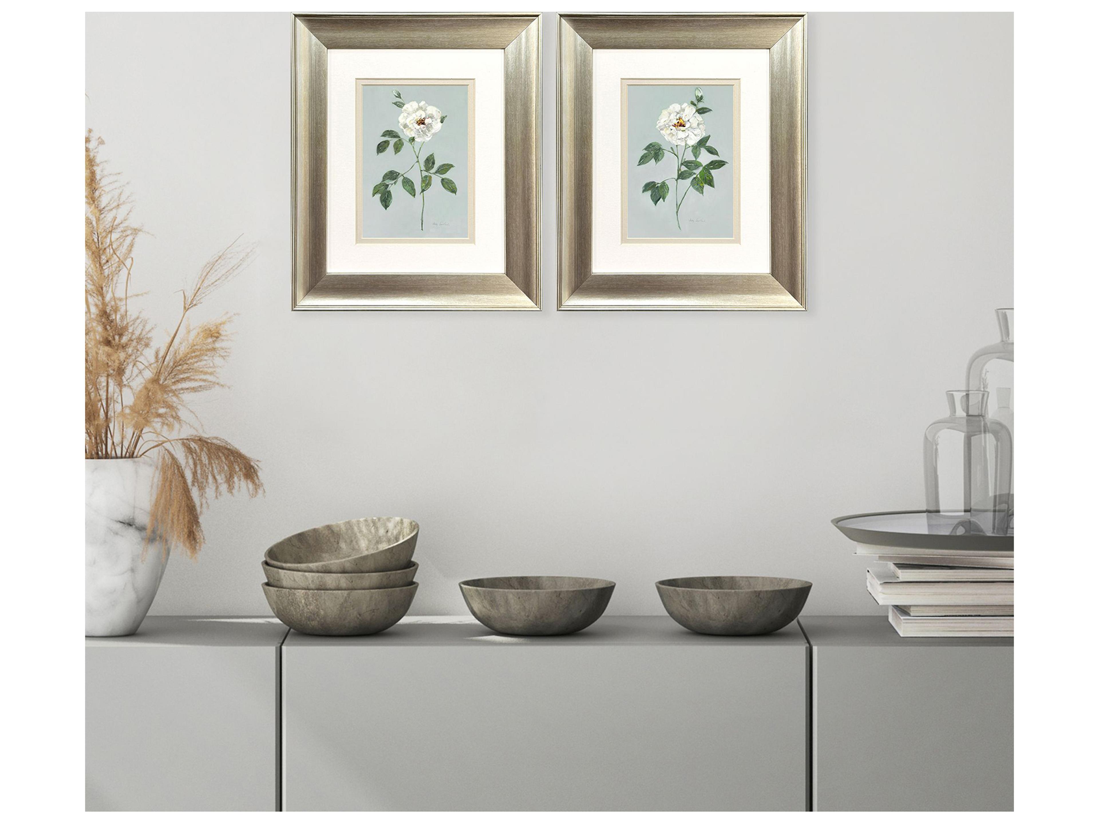 Paragon Rose Beauty Framed Art - Set of 2