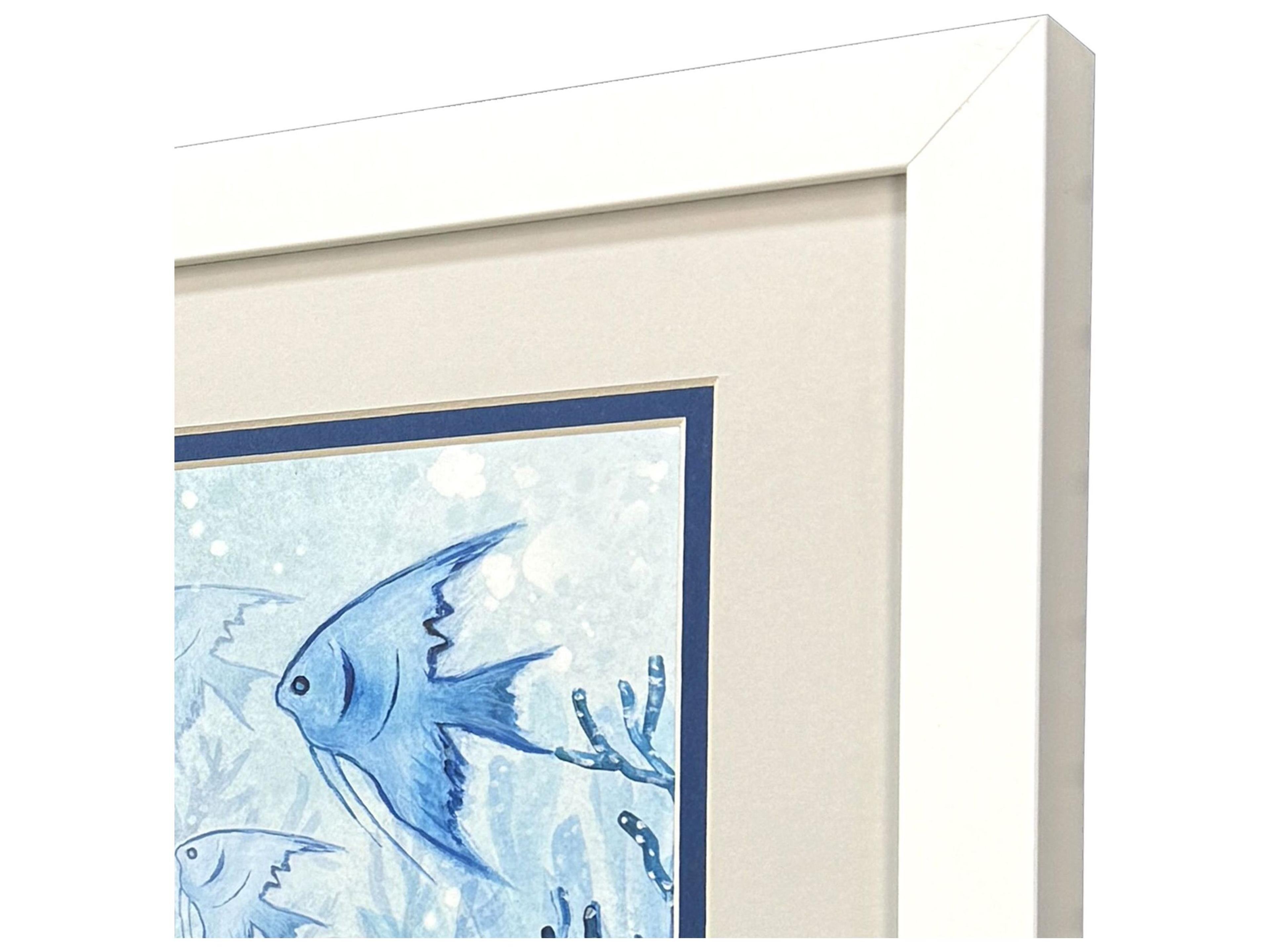 Paragon Angel Fish Framed Art - Set of 2