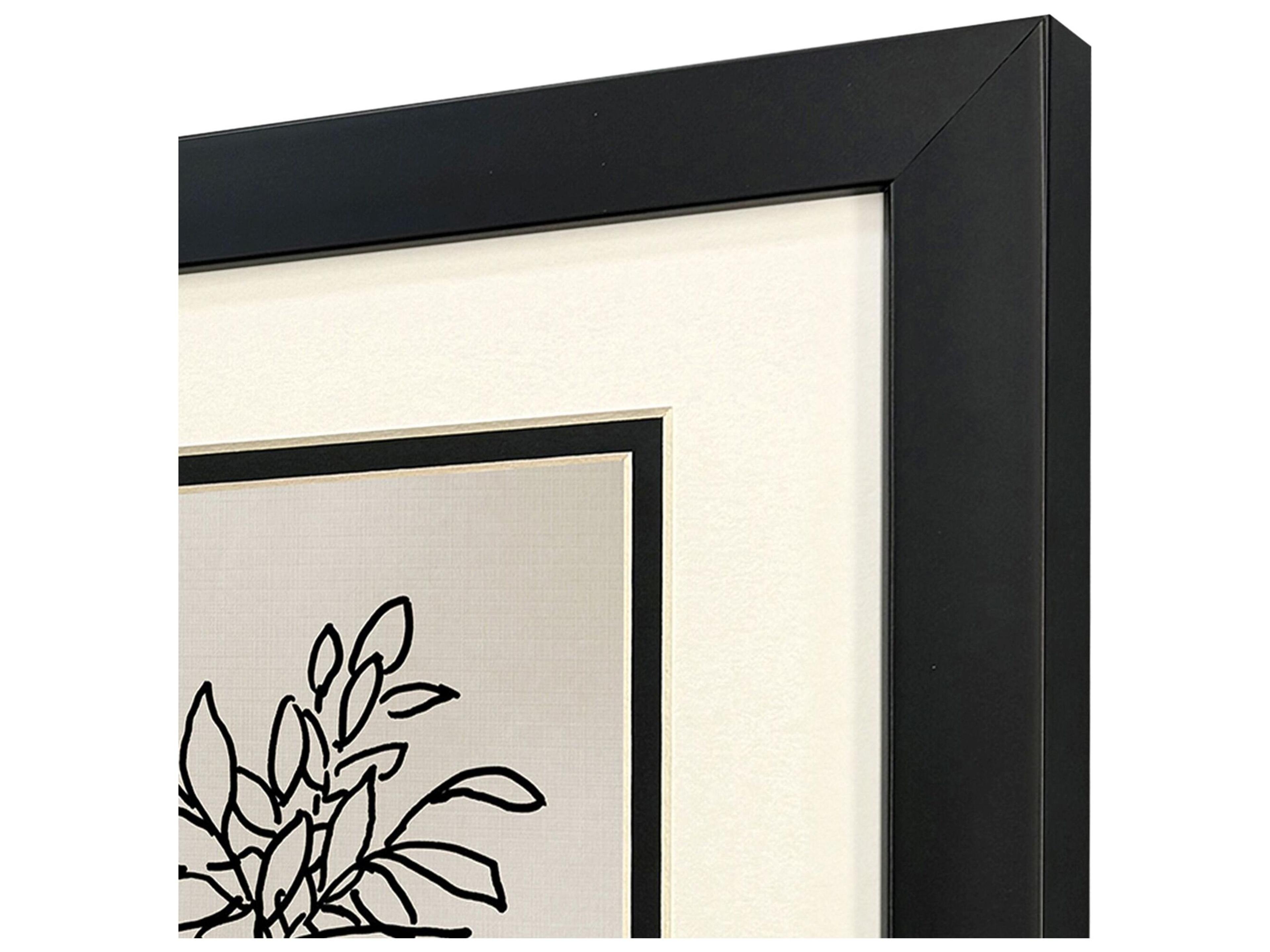 Paragon Simple Leaves I Framed Art - Set of 2