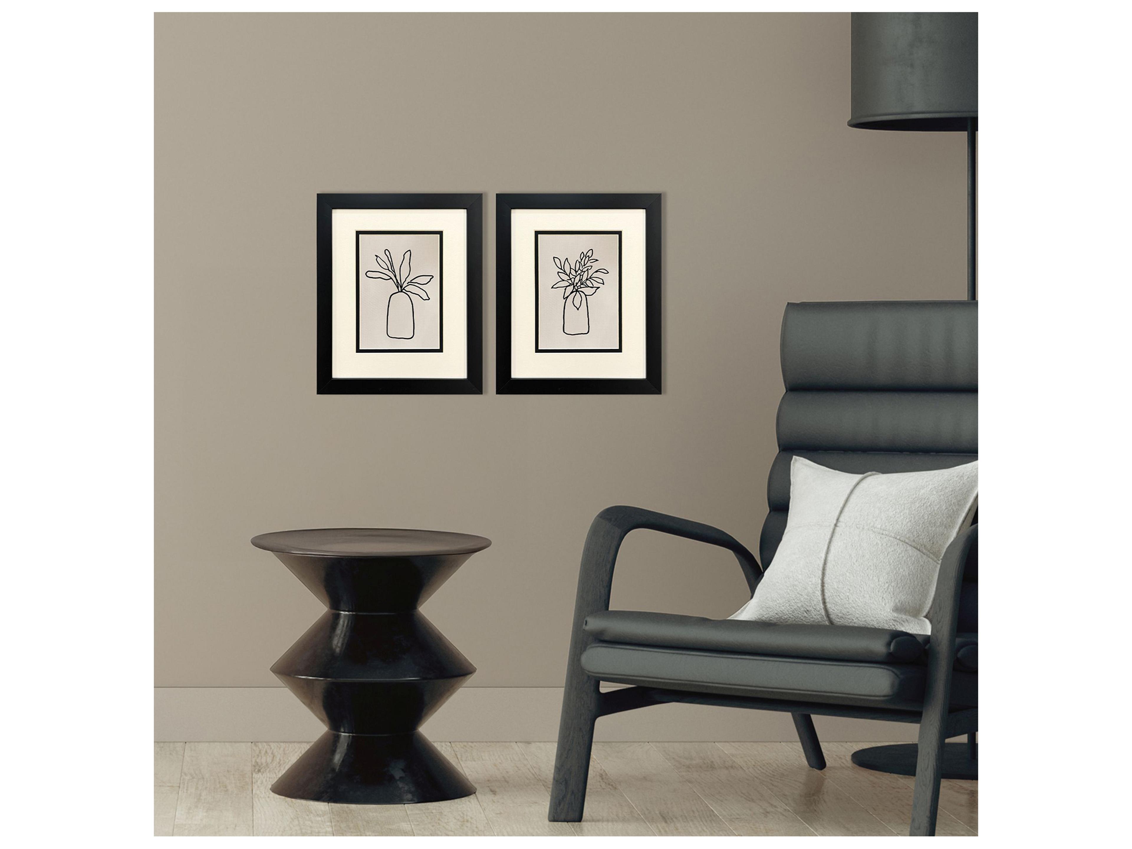 Paragon Simple Leaves I Framed Art - Set of 2