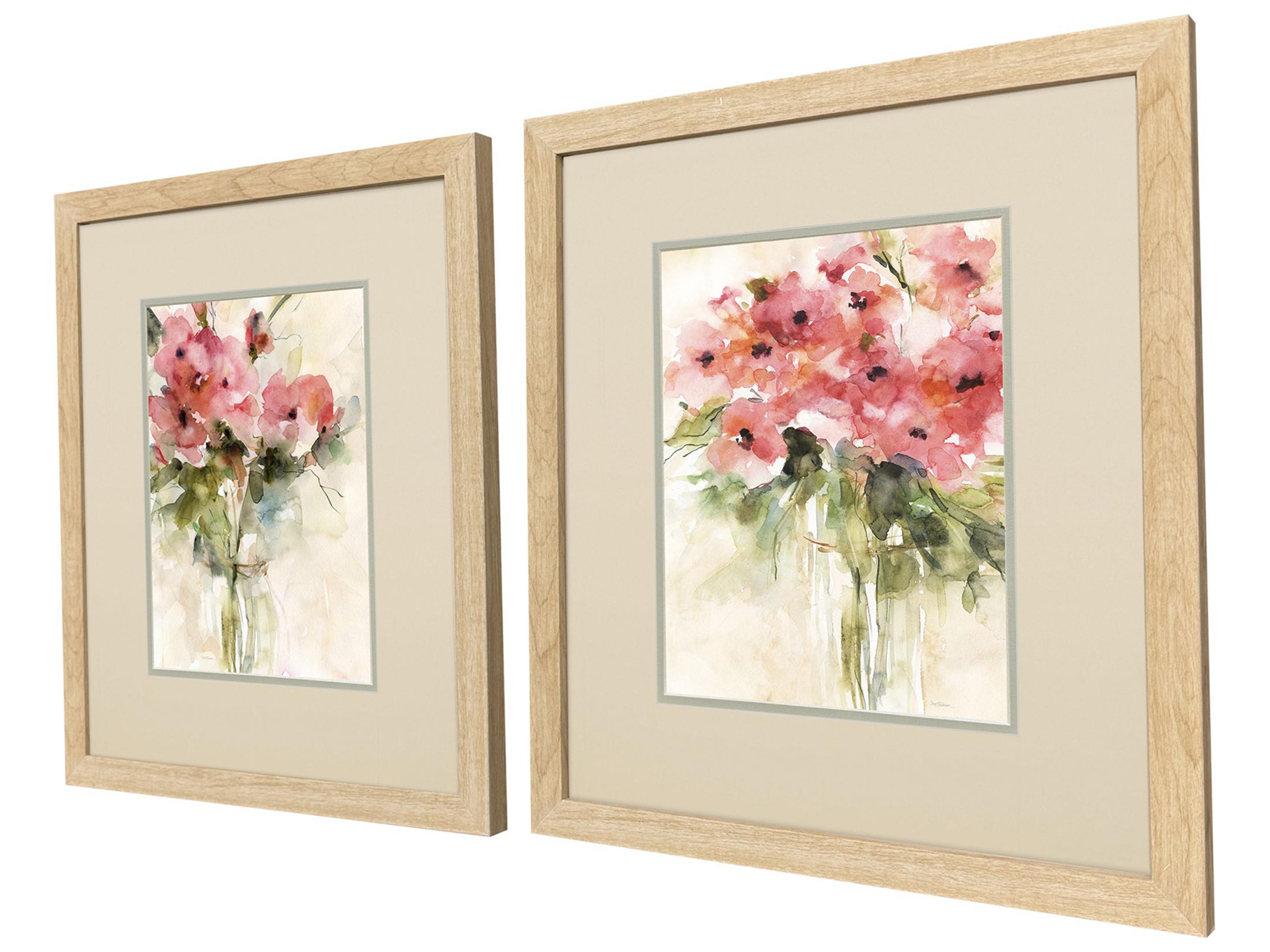Paragon Casual Bouquet Framed Art - Set of 2