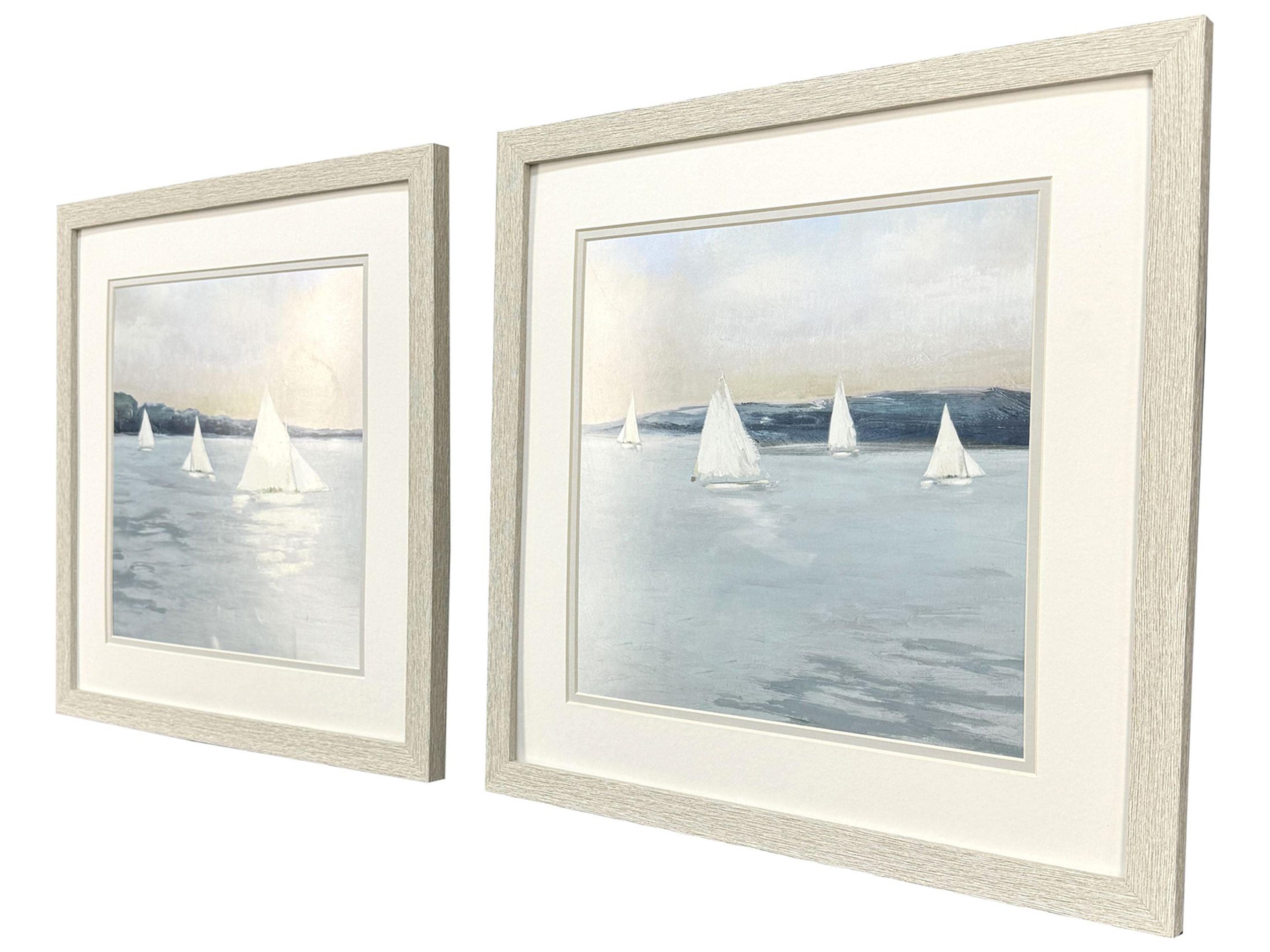 Paragon Sailing Scene Framed Art - Set of 2