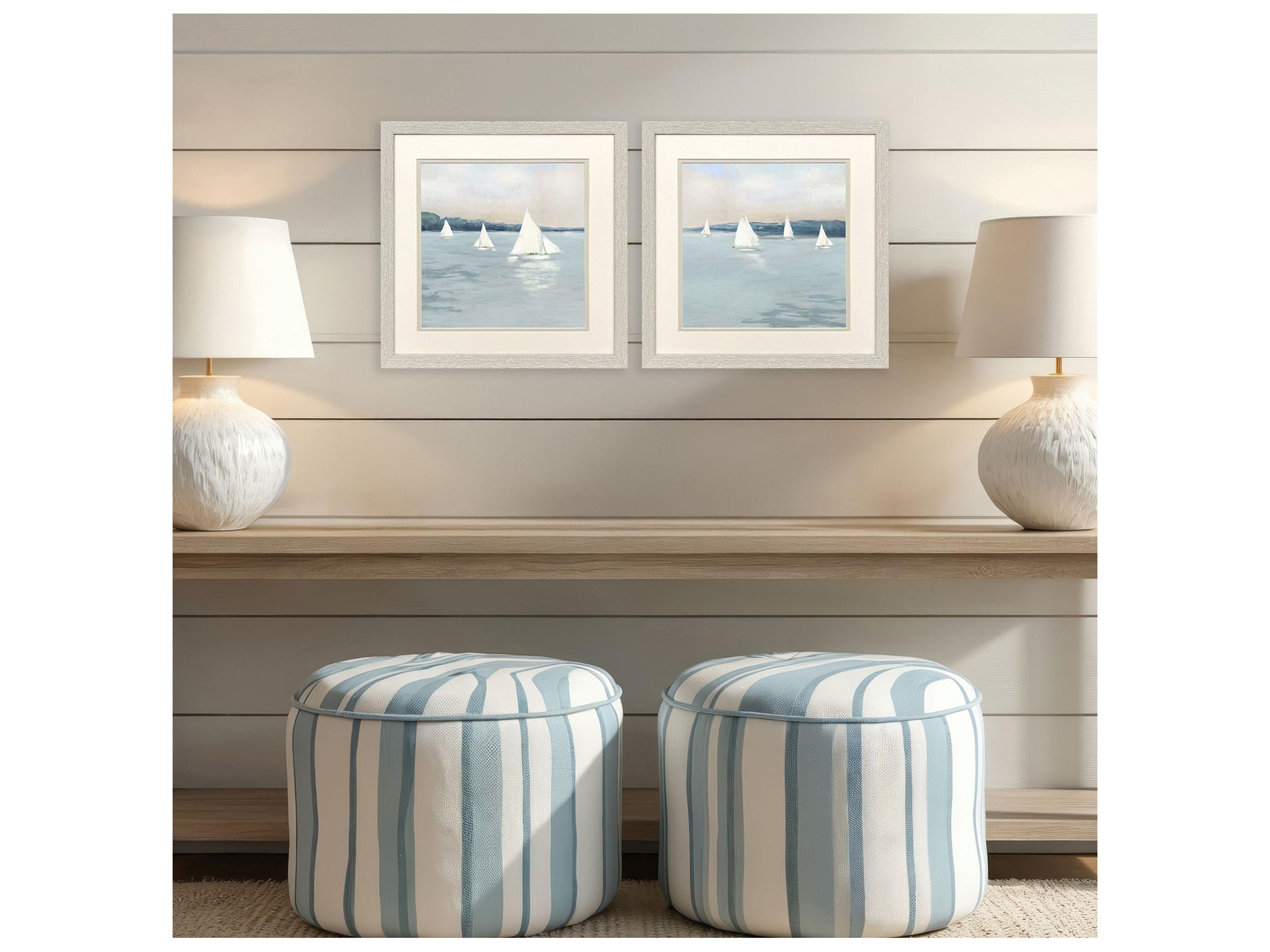 Paragon Sailing Scene Framed Art - Set of 2