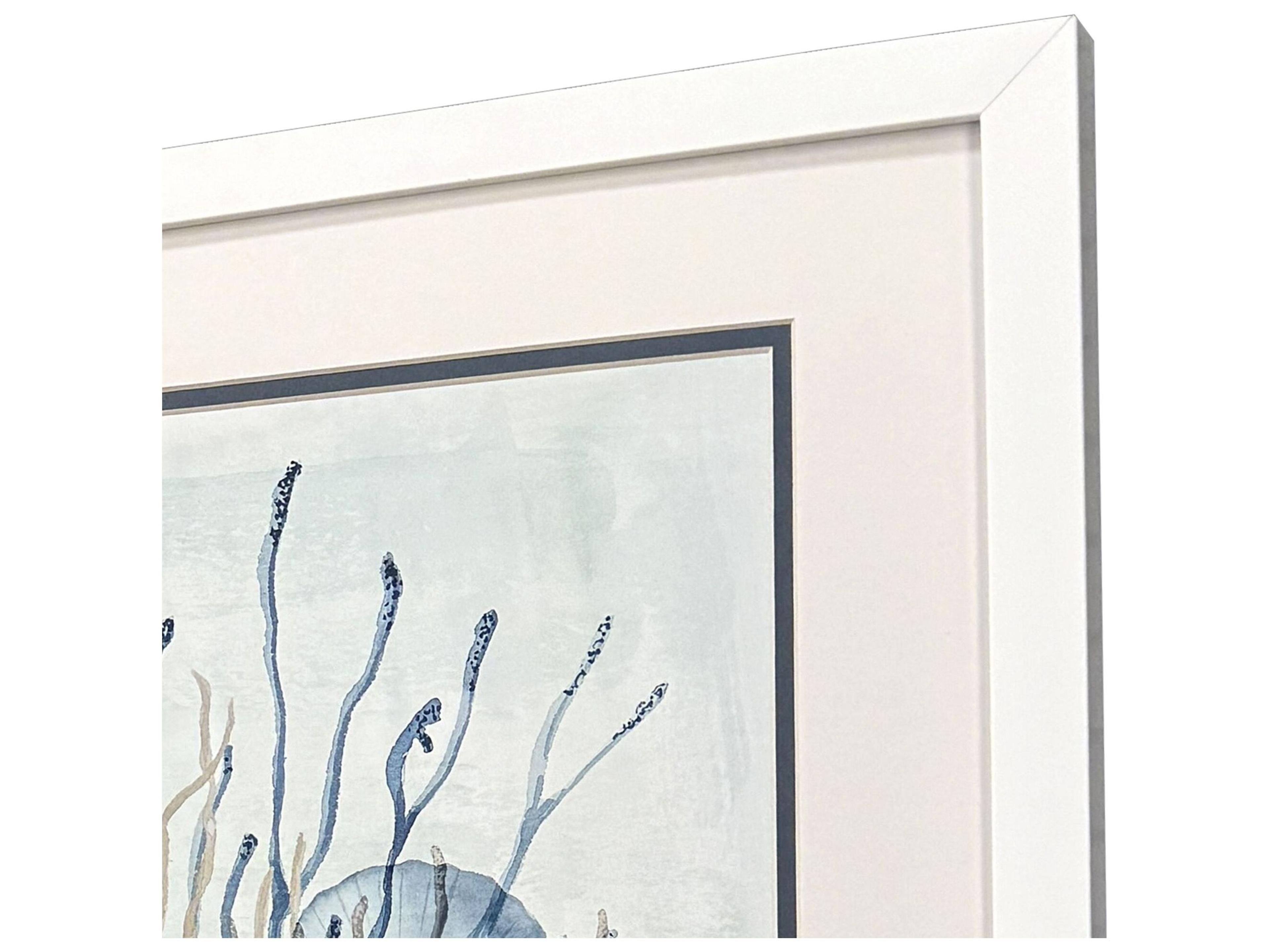 Paragon Under the Sea Coral Framed Art - Set of 2