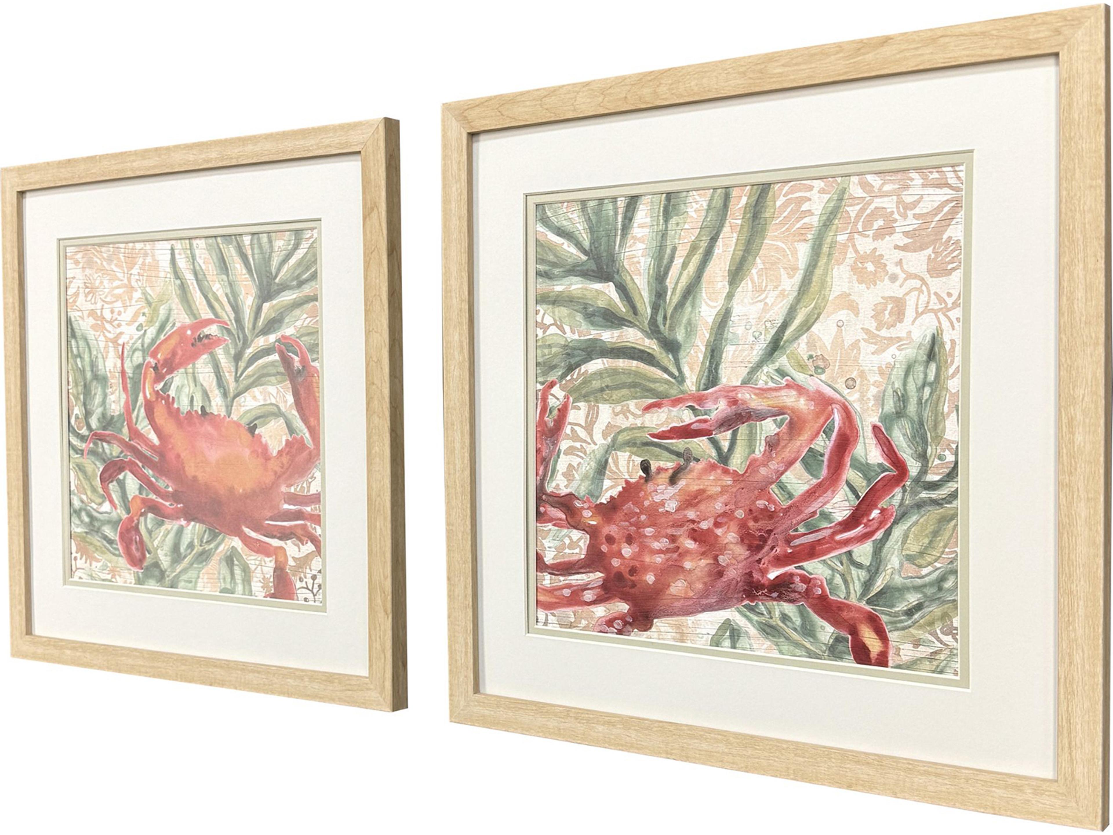 Paragon Crabby Crab Framed Art - Set of 2