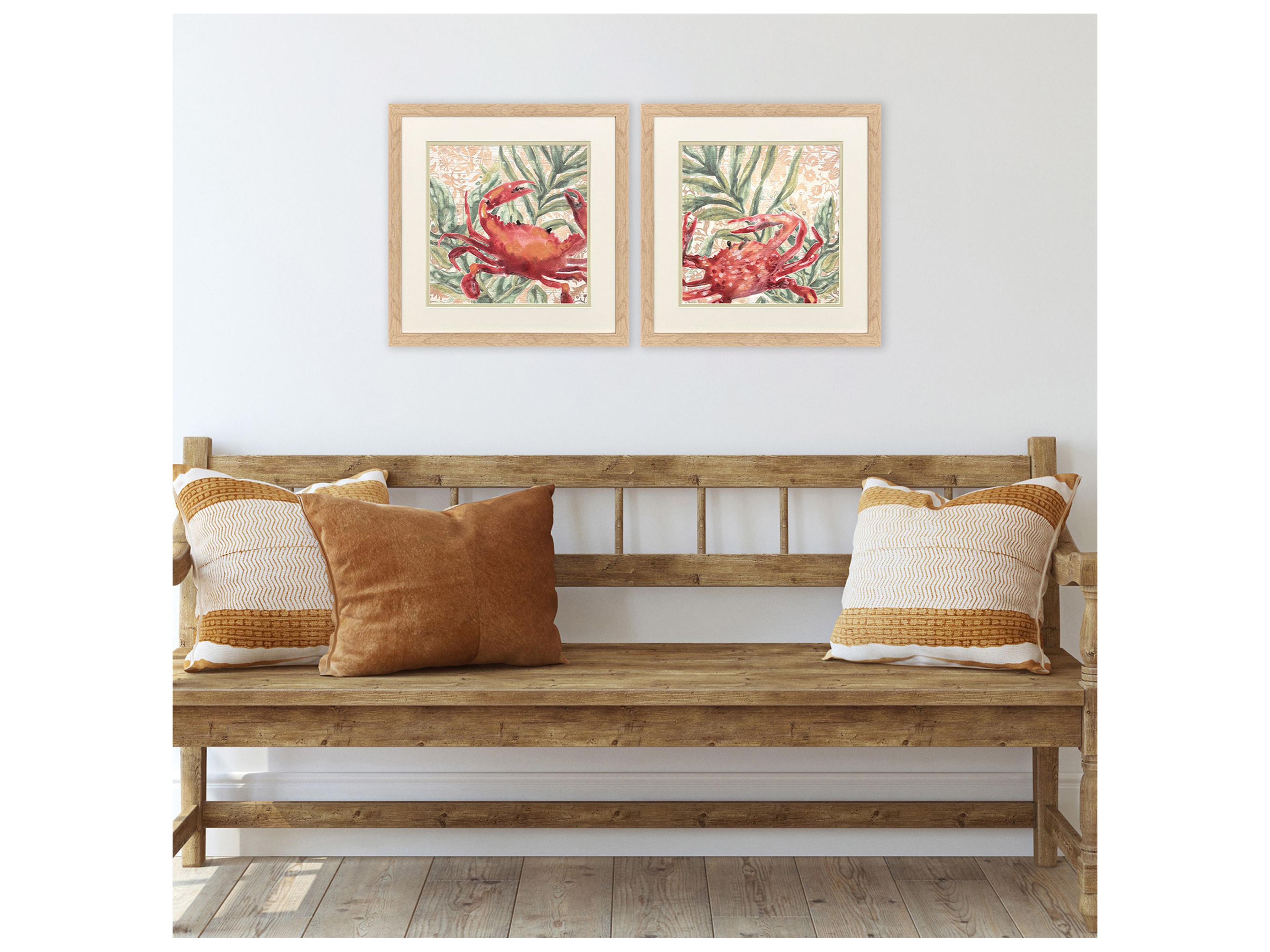 Paragon Crabby Crab Framed Art - Set of 2
