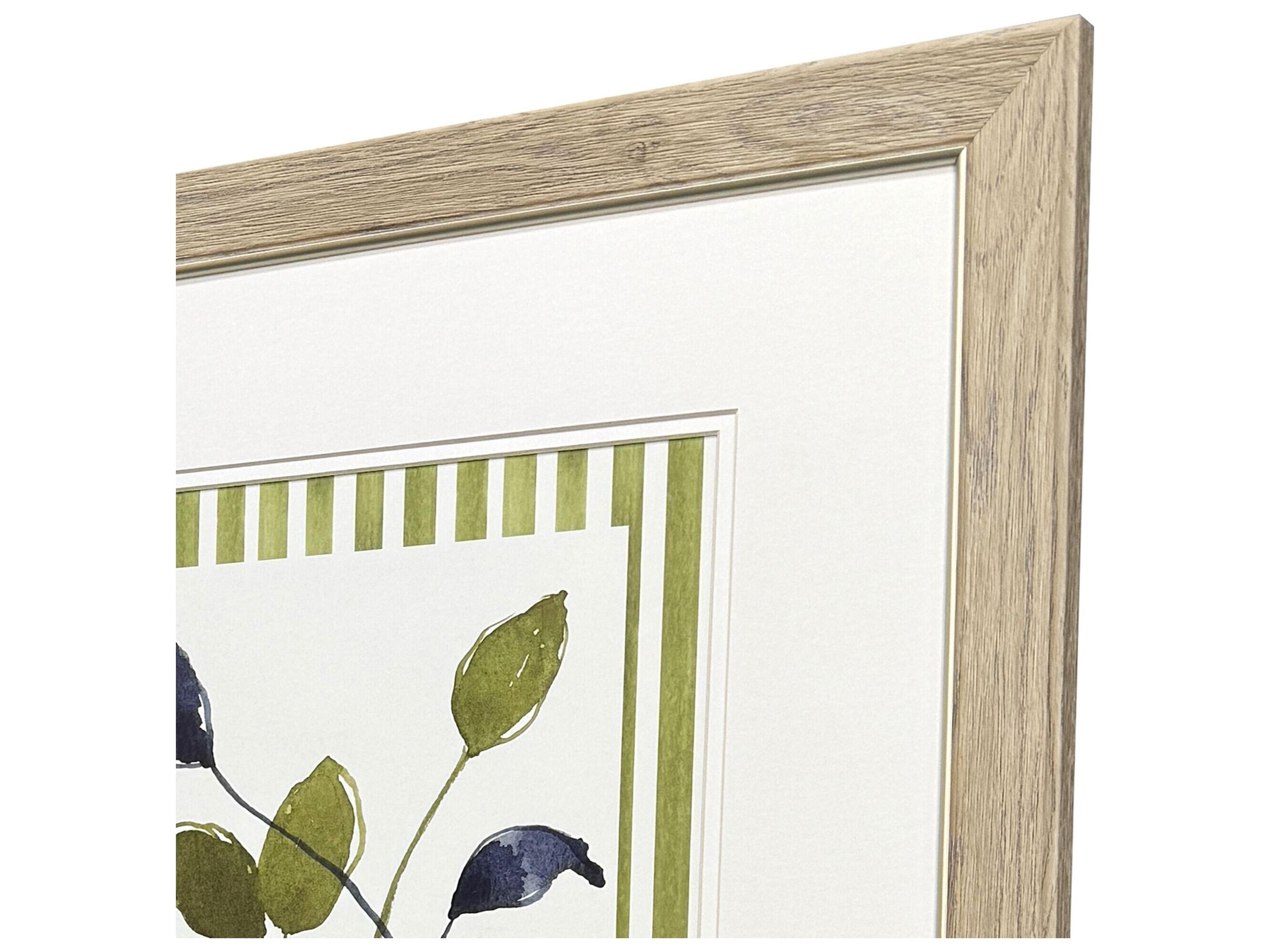 Paragon Retreat with Stripes Framed Art - Set of 2