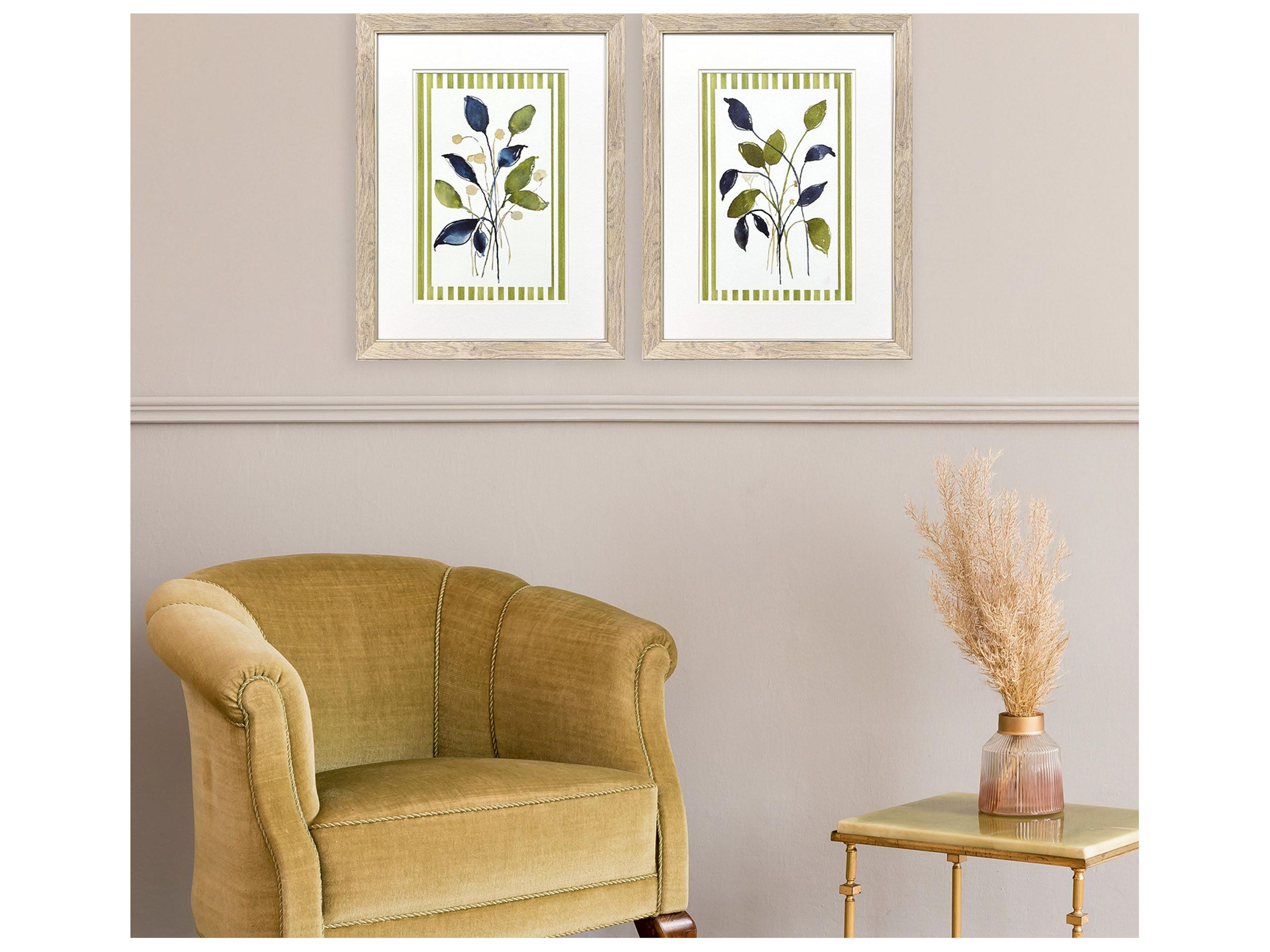 Paragon Retreat with Stripes Framed Art - Set of 2