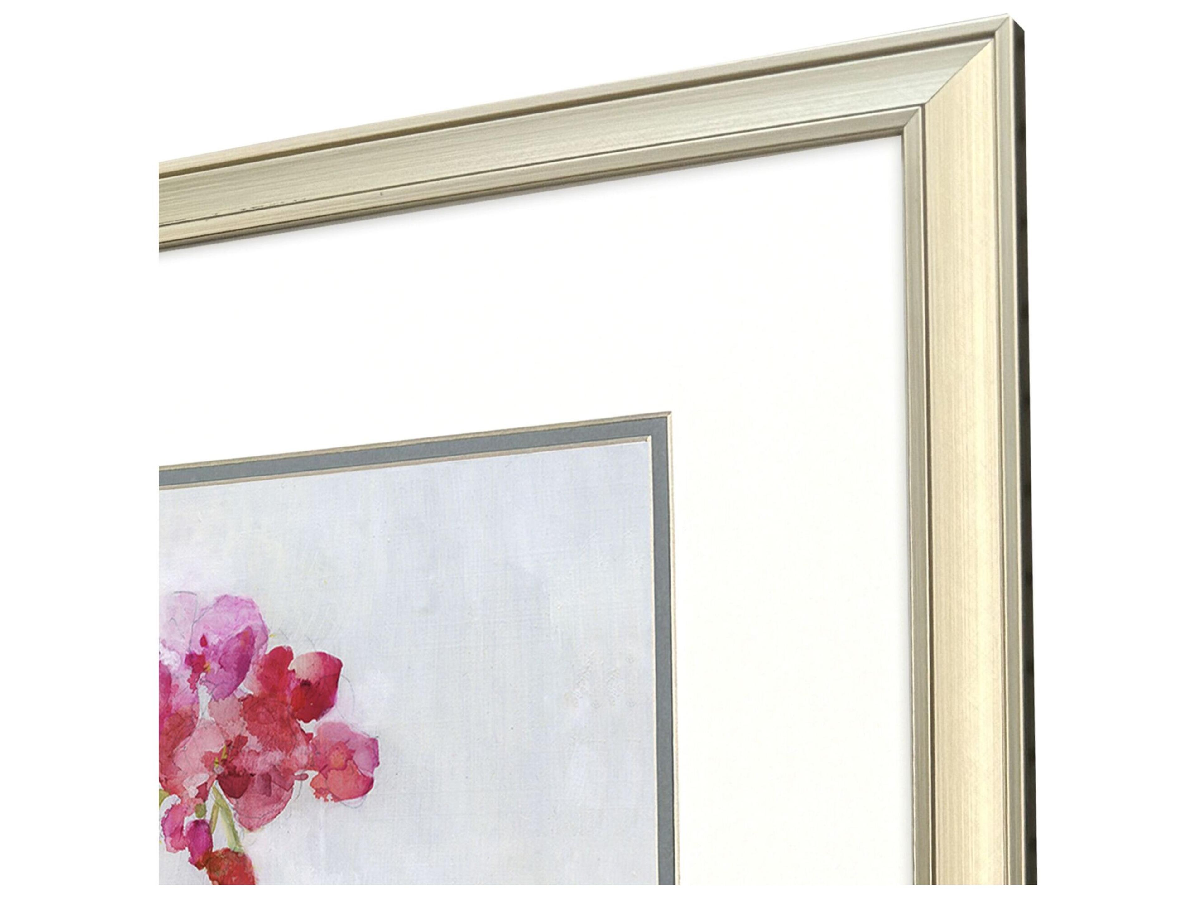 Paragon Soft Geranium Framed Art - Set of 2