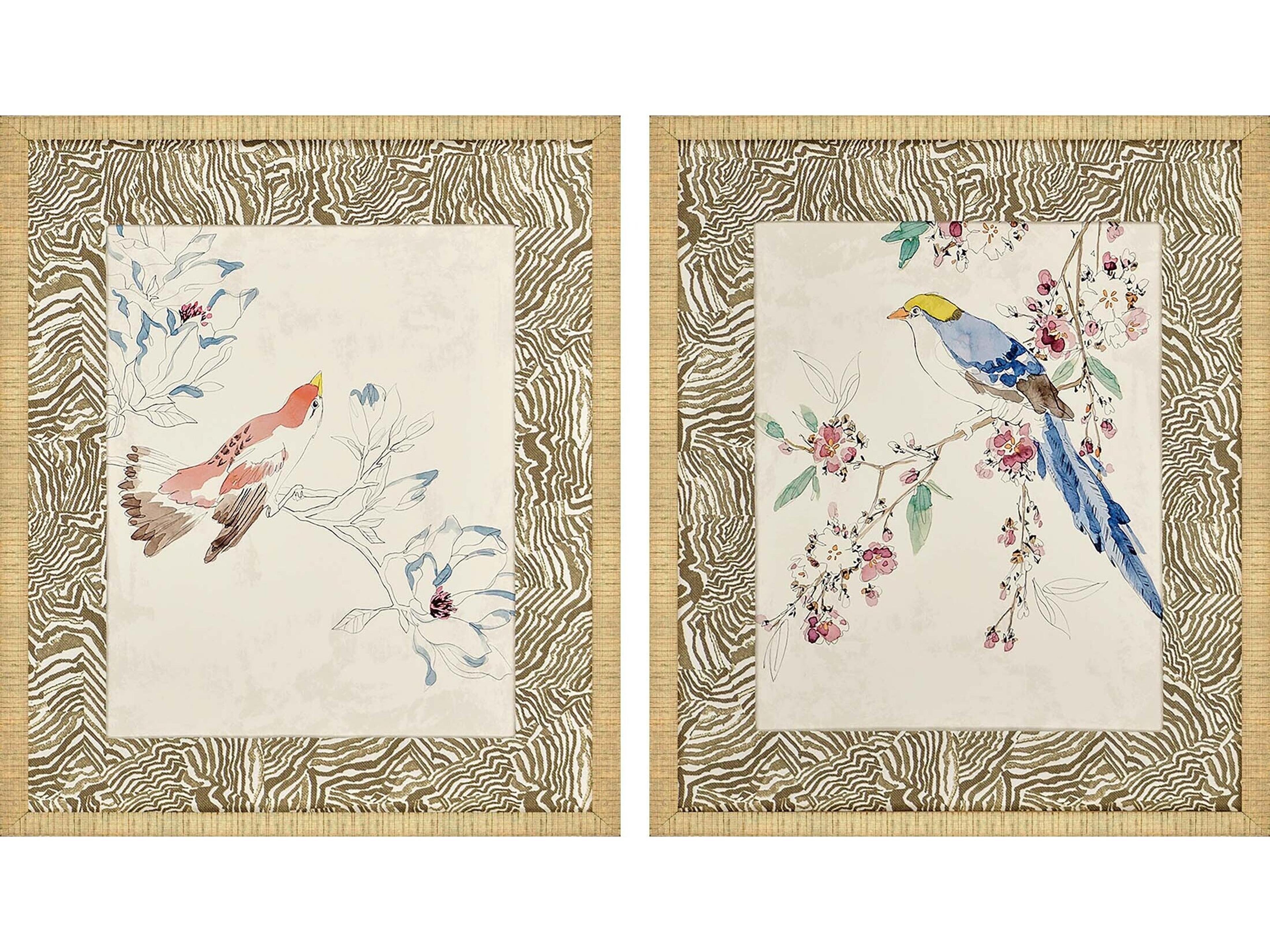 Paragon Animals Rustic Paradise-I Wall Art Set of 2
