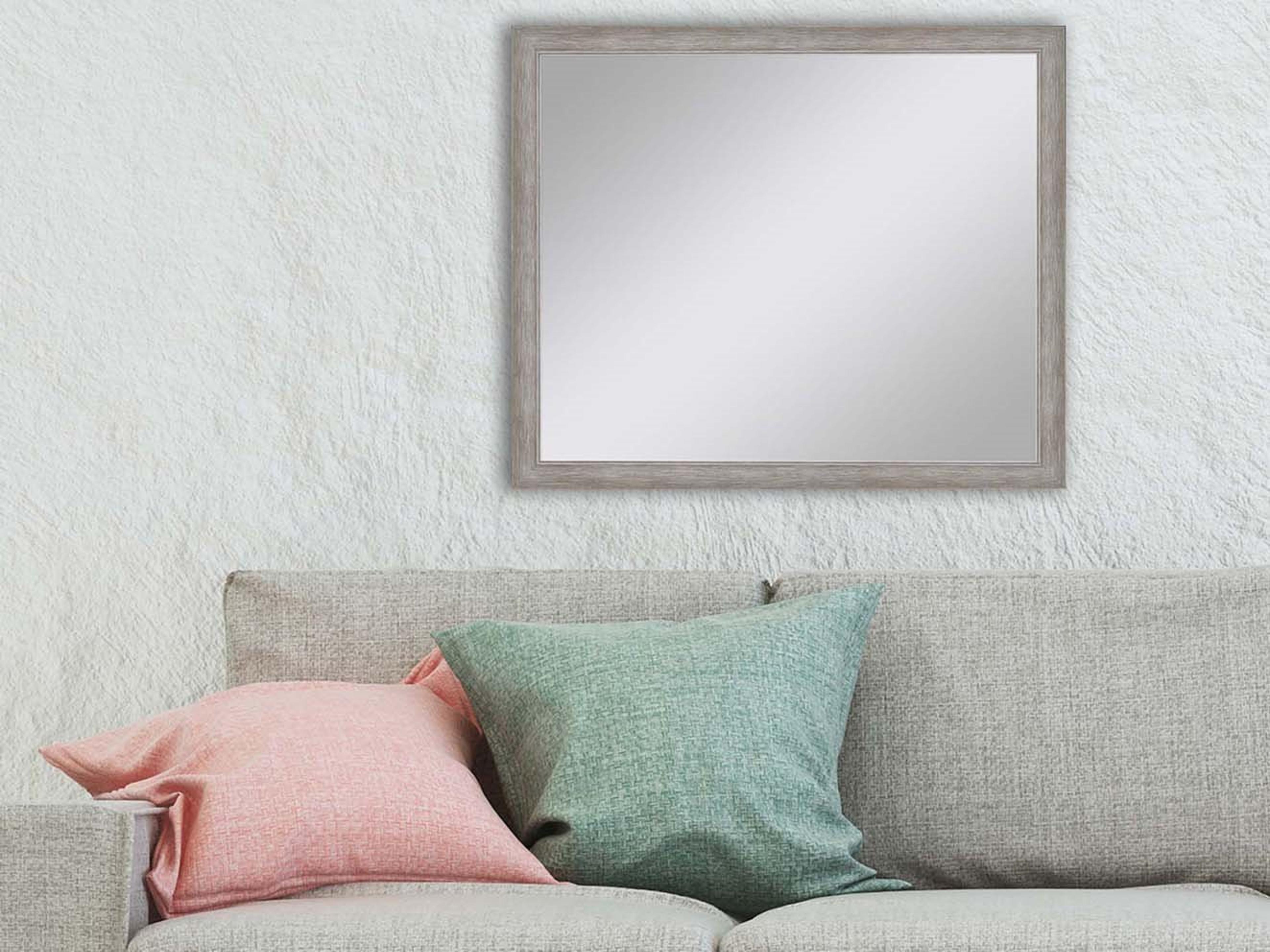 Paragon 632 Mirror Group Gray Metallic Silvered Wall Rectangular Mirror