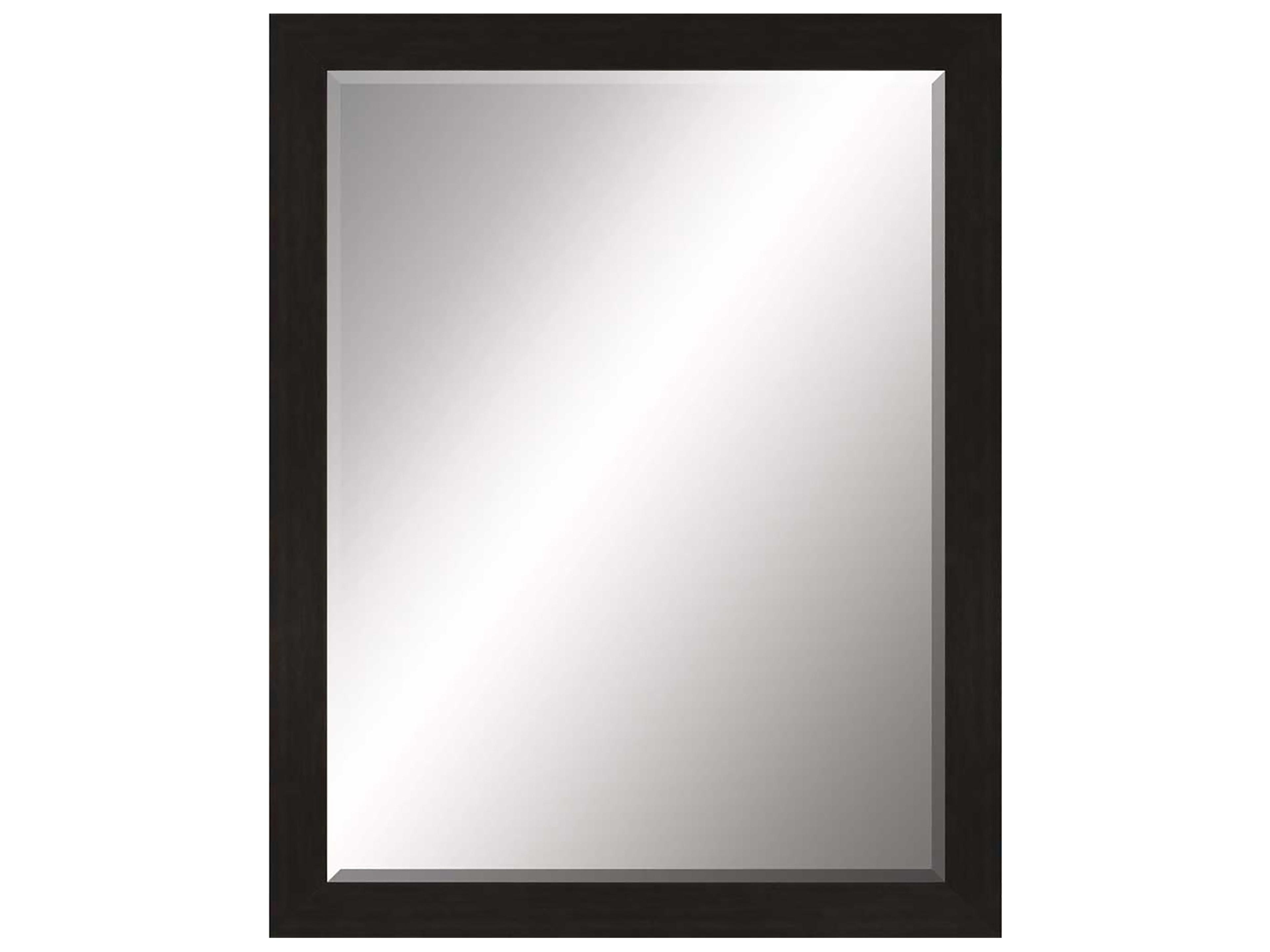 808 Mirror Group Brown Neutral Silvered Wall Rectangular Mirror