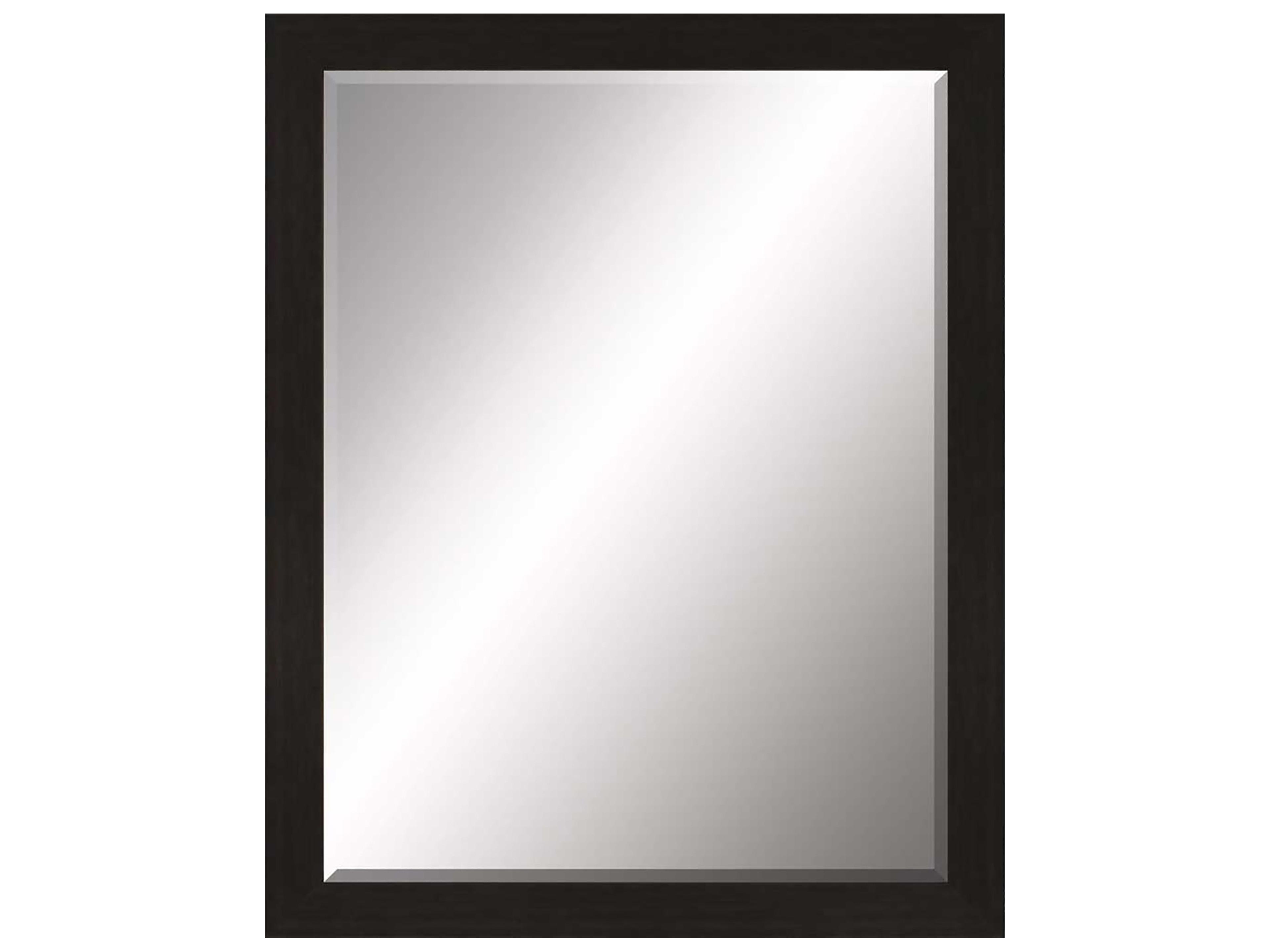 808 Mirror Group Brown Neutral Silvered Wall Rectangular Mirror