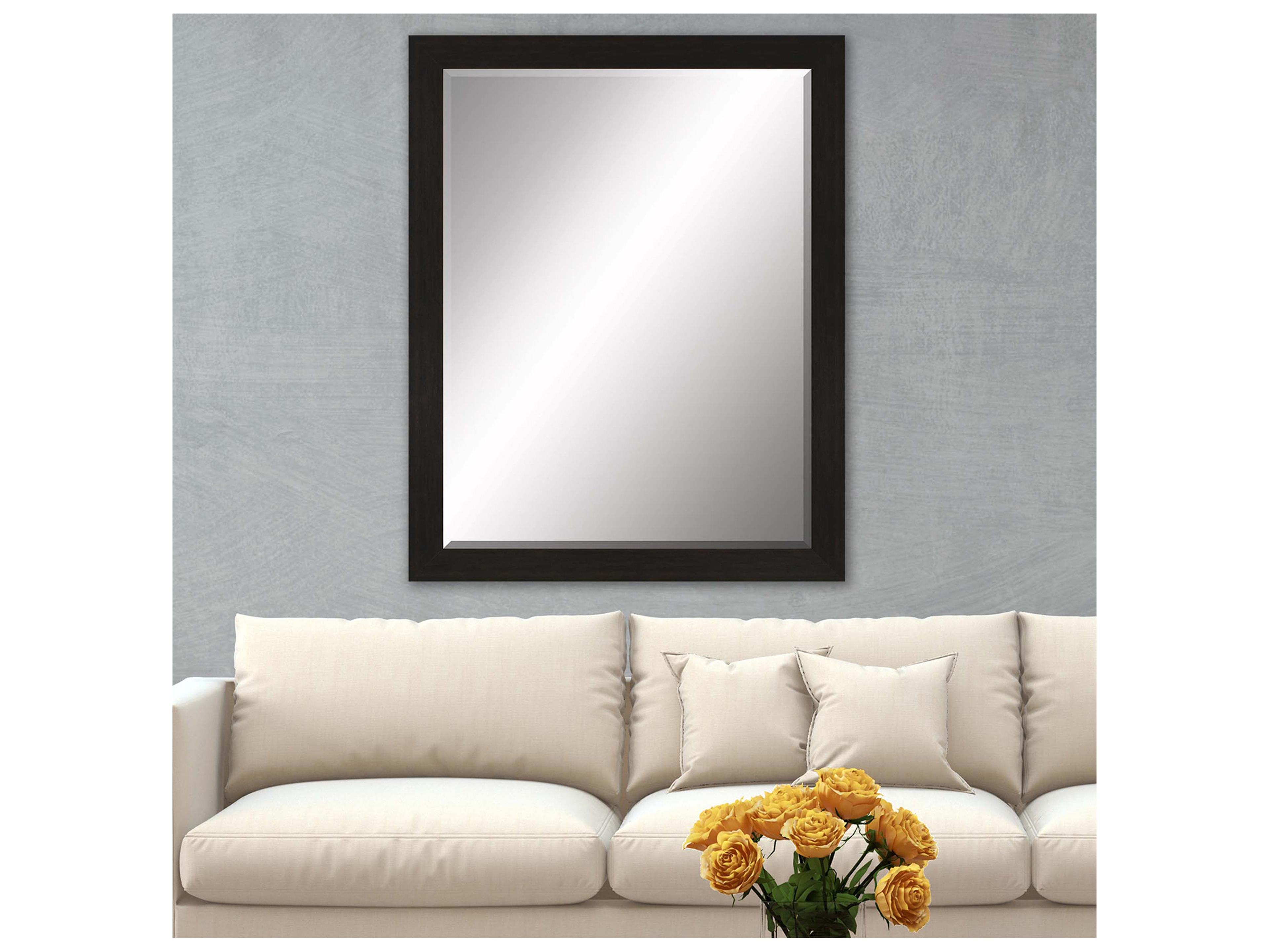 Paragon 808 Mirror Group Brown Neutral Silvered Wall Rectangular Mirror