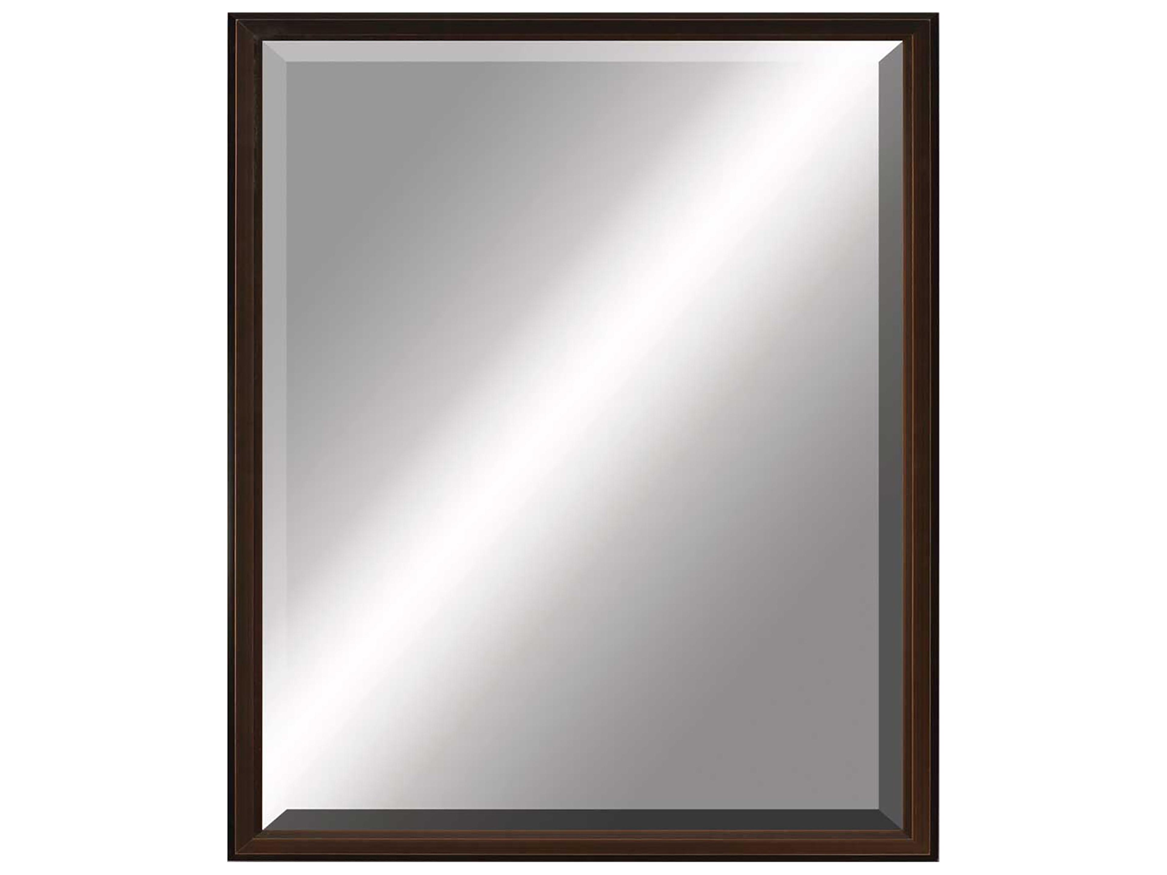 Paragon 517 Mirror Group Brown Silvered Wall Rectangular Mirror
