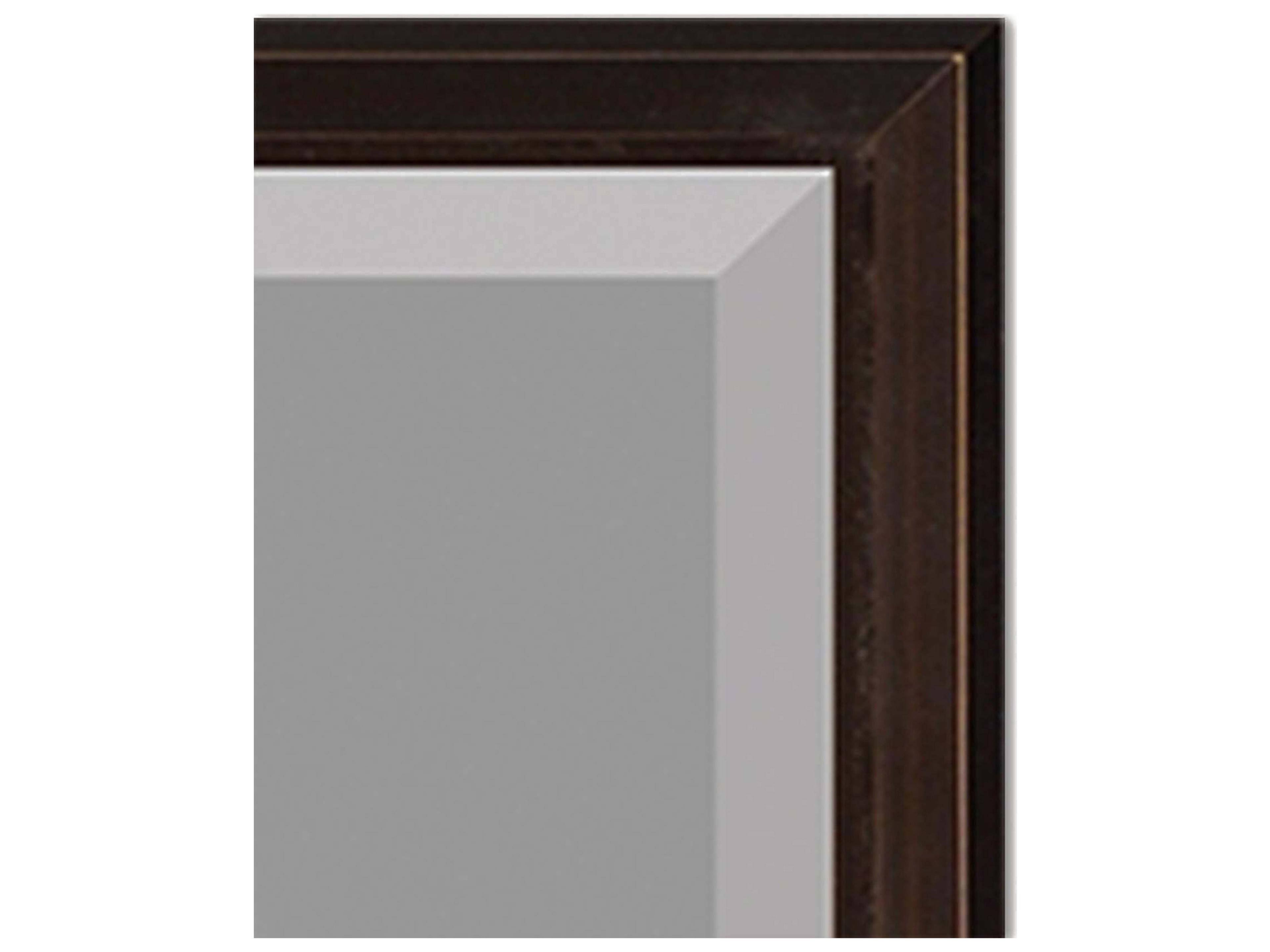 Paragon 517 Mirror Group Brown Silvered Wall Rectangular Mirror