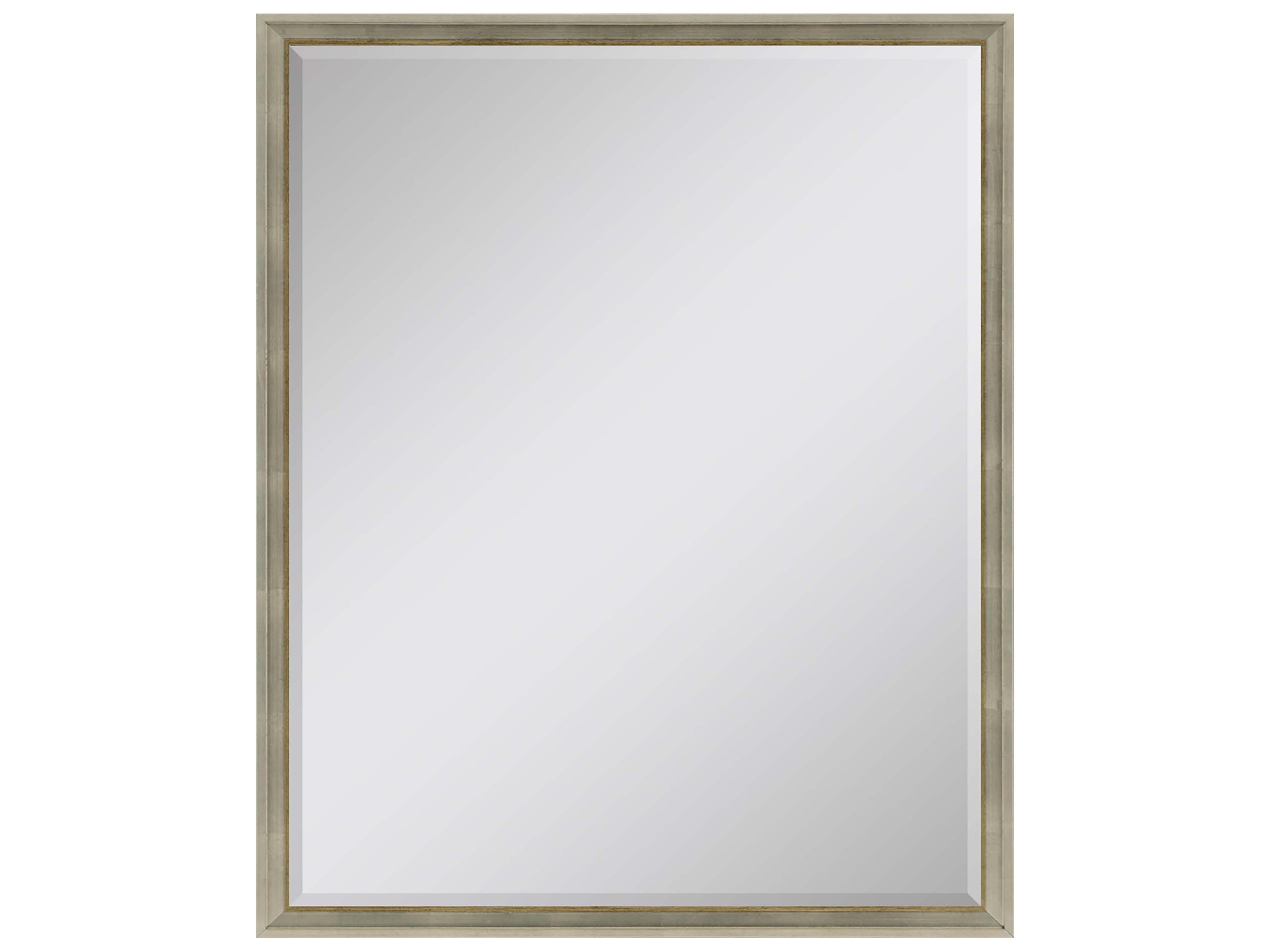 180 Mirror Group Metallic Neutral Silvered Wall Rectangular Mirror