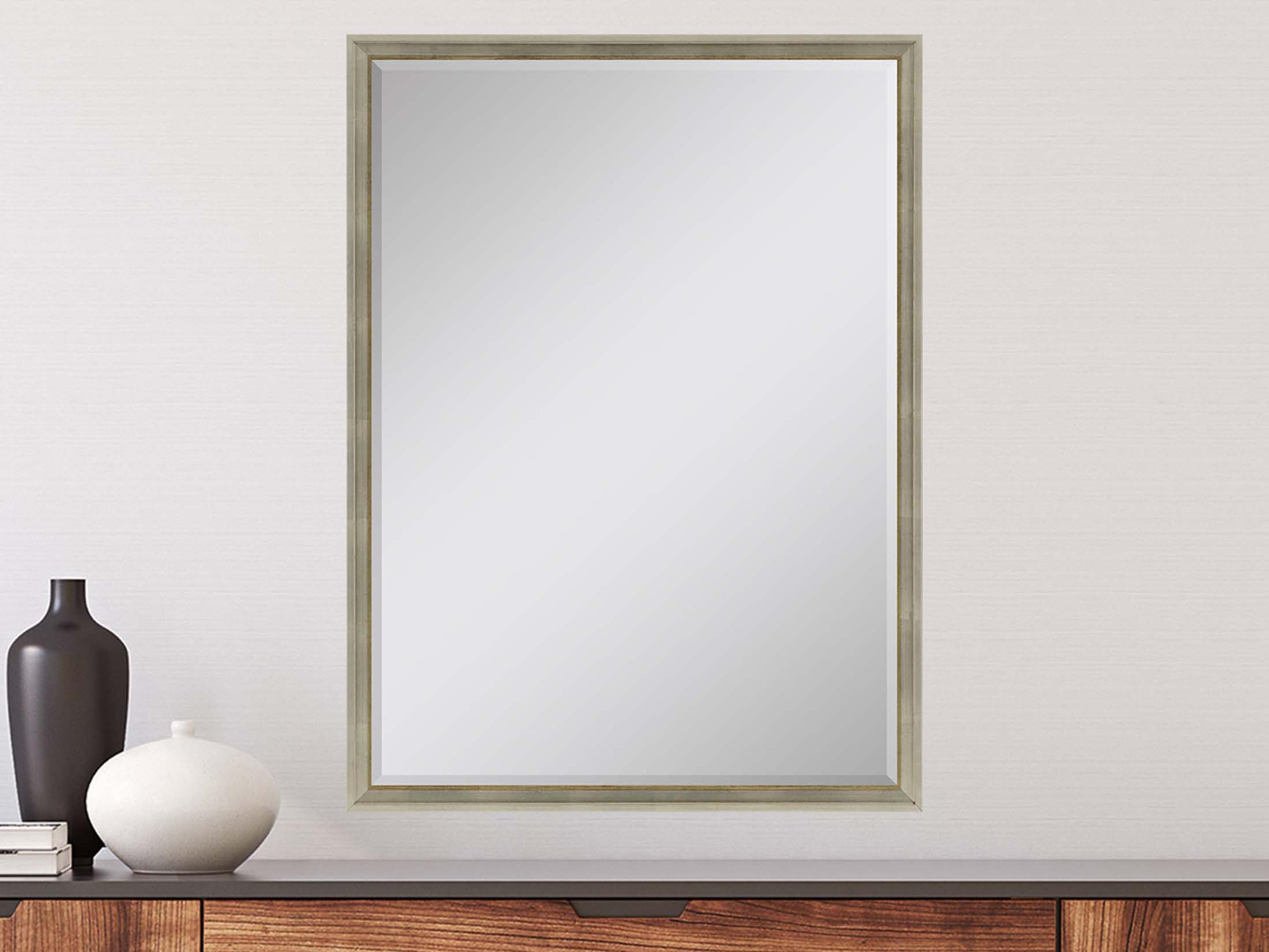 Paragon 180 Mirror Group Metallic Neutral Silvered Wall Rectangular Mirror