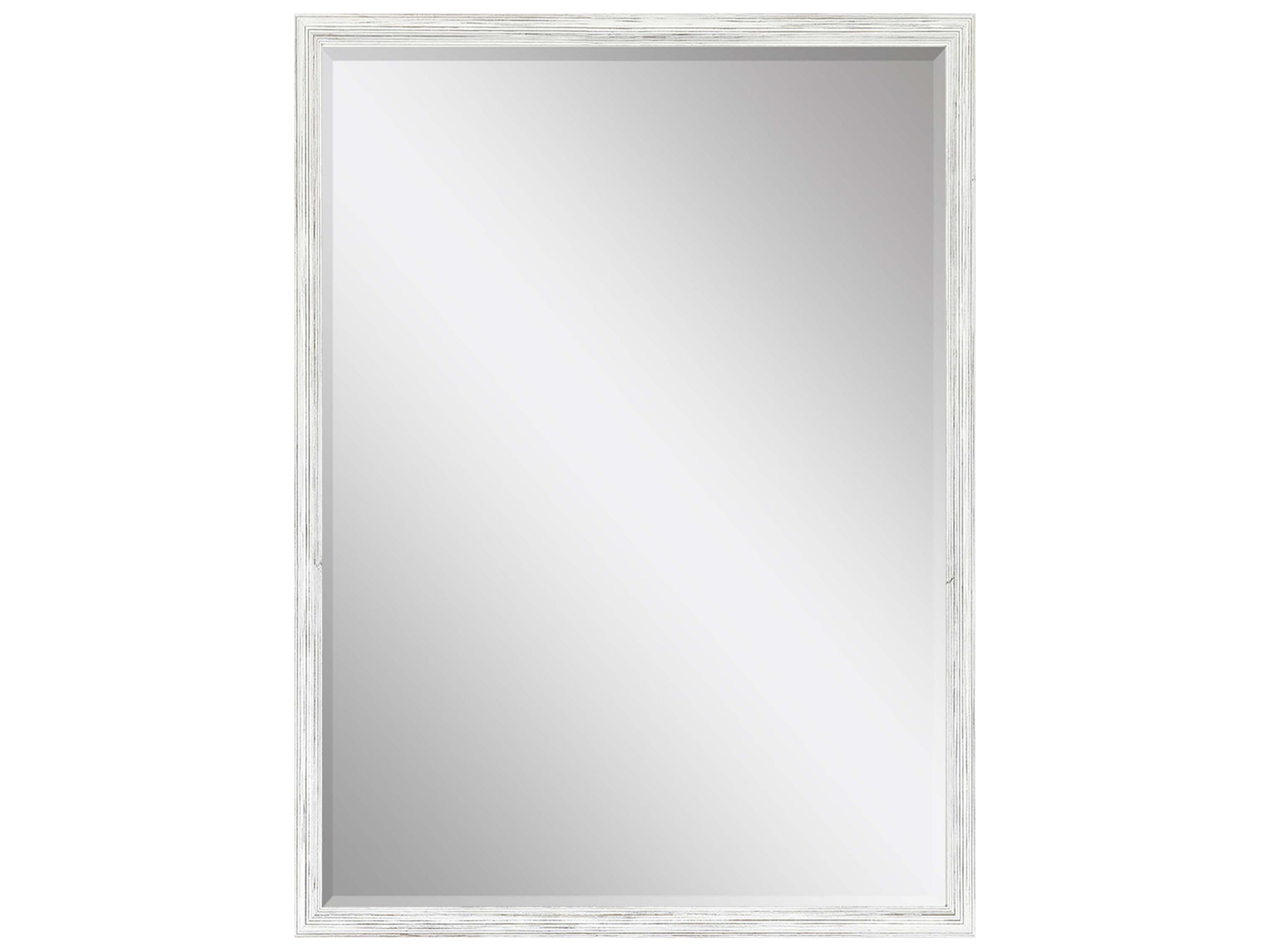 Paragon 418 Mirror Group White Silvered Wall Rectangular Mirror