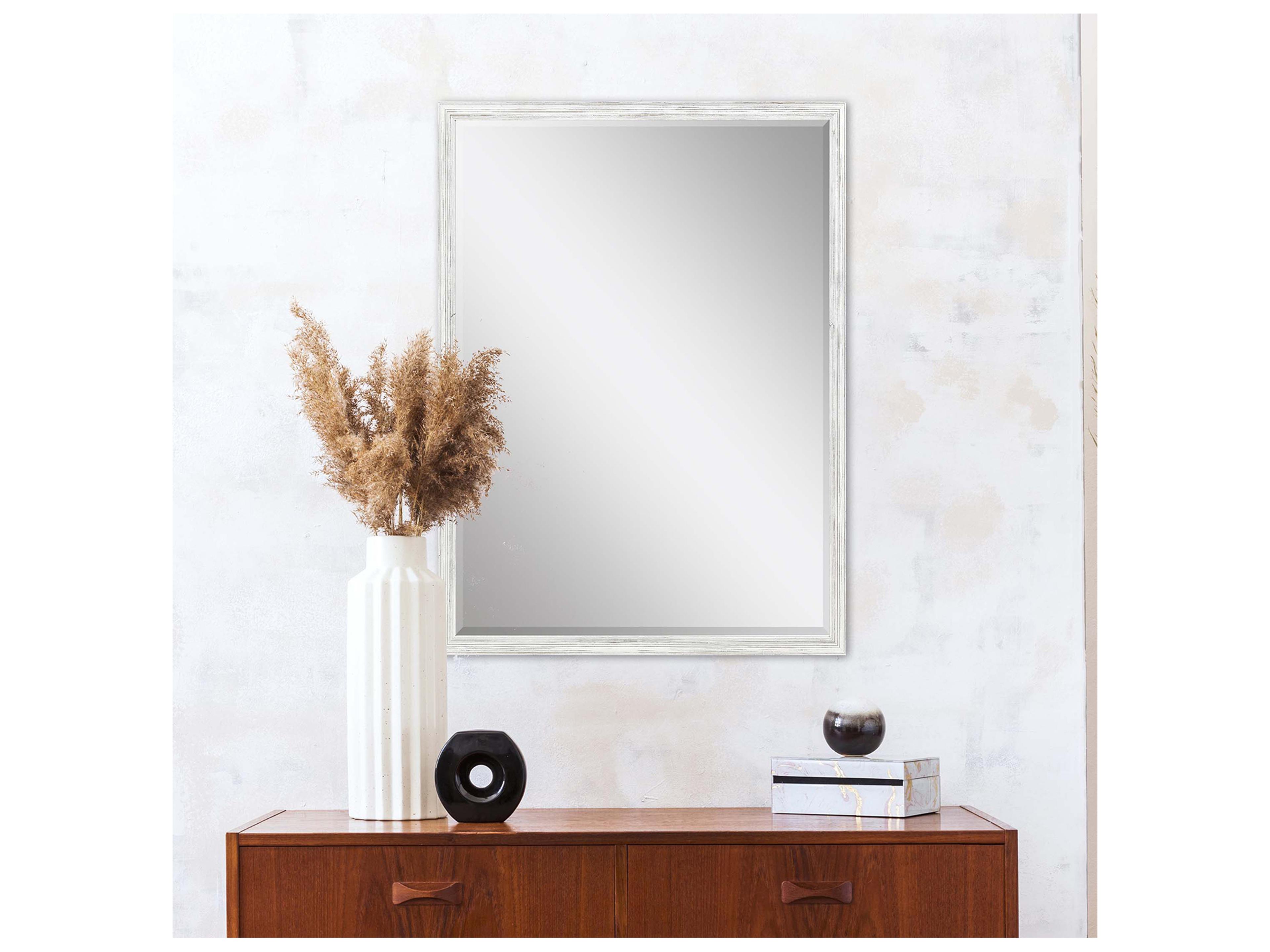 Paragon 418 Mirror Group White Silvered Wall Rectangular Mirror
