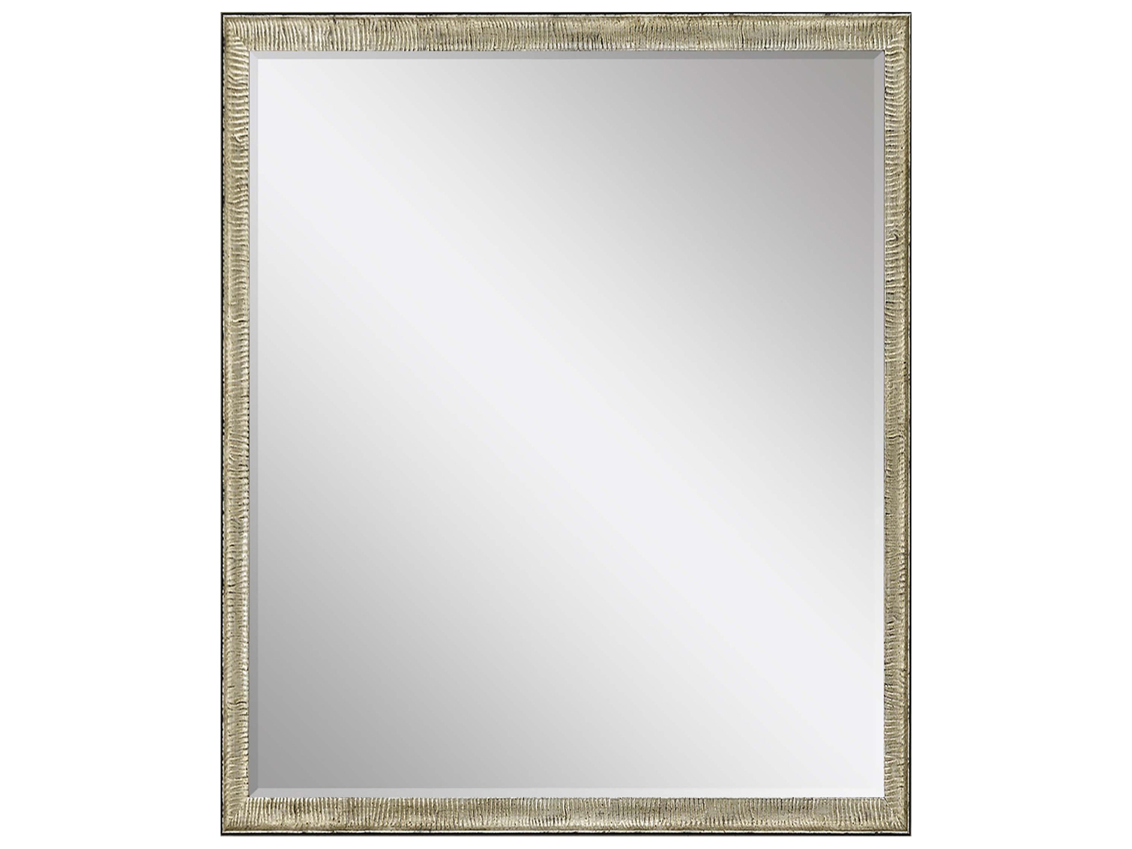 549 Mirror Group Metallic Black Silvered Wall Rectangular Mirror