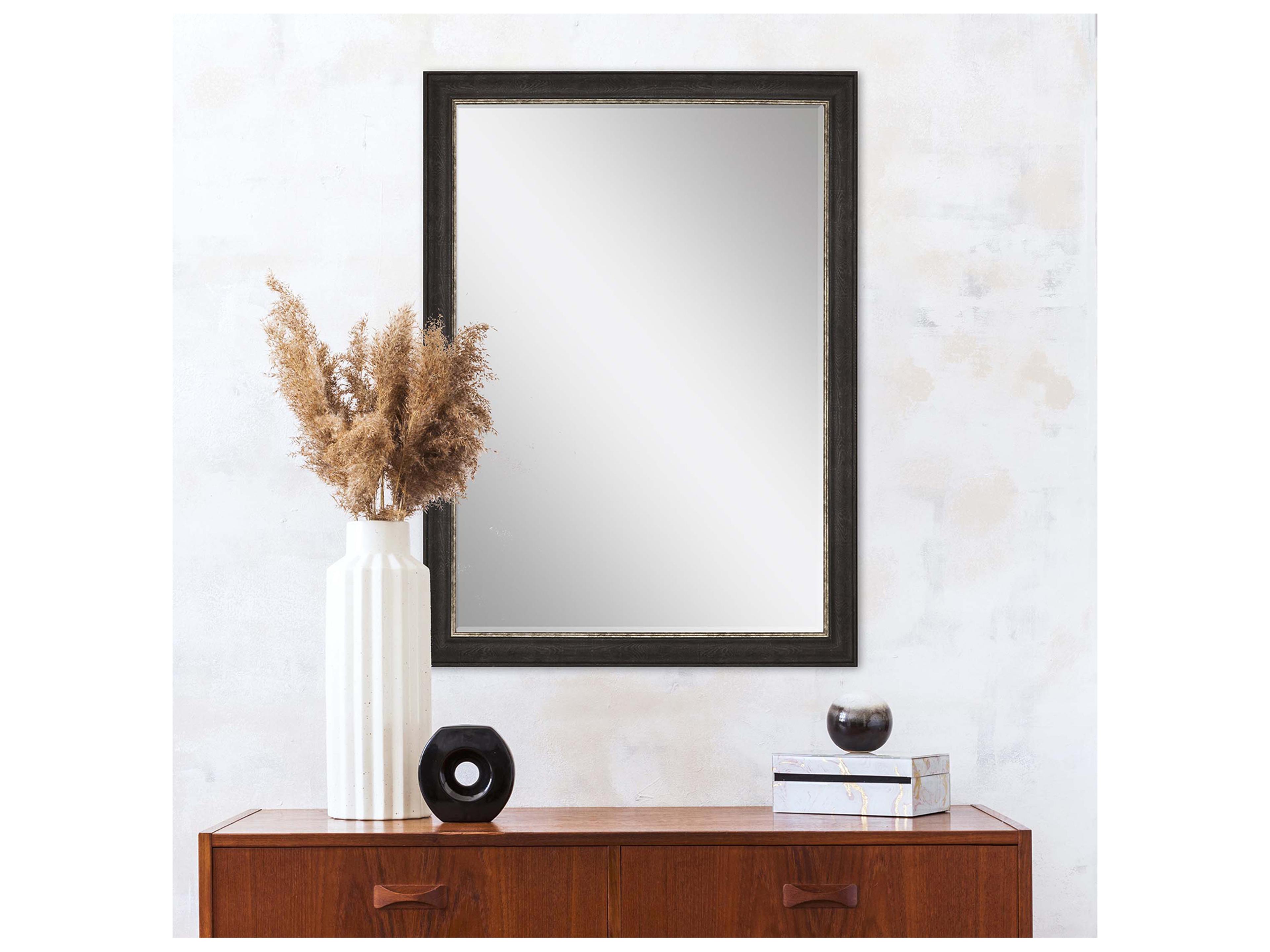 Paragon 843 Mirror Group Brown Metallic Silvered Wall Rectangular Mirror