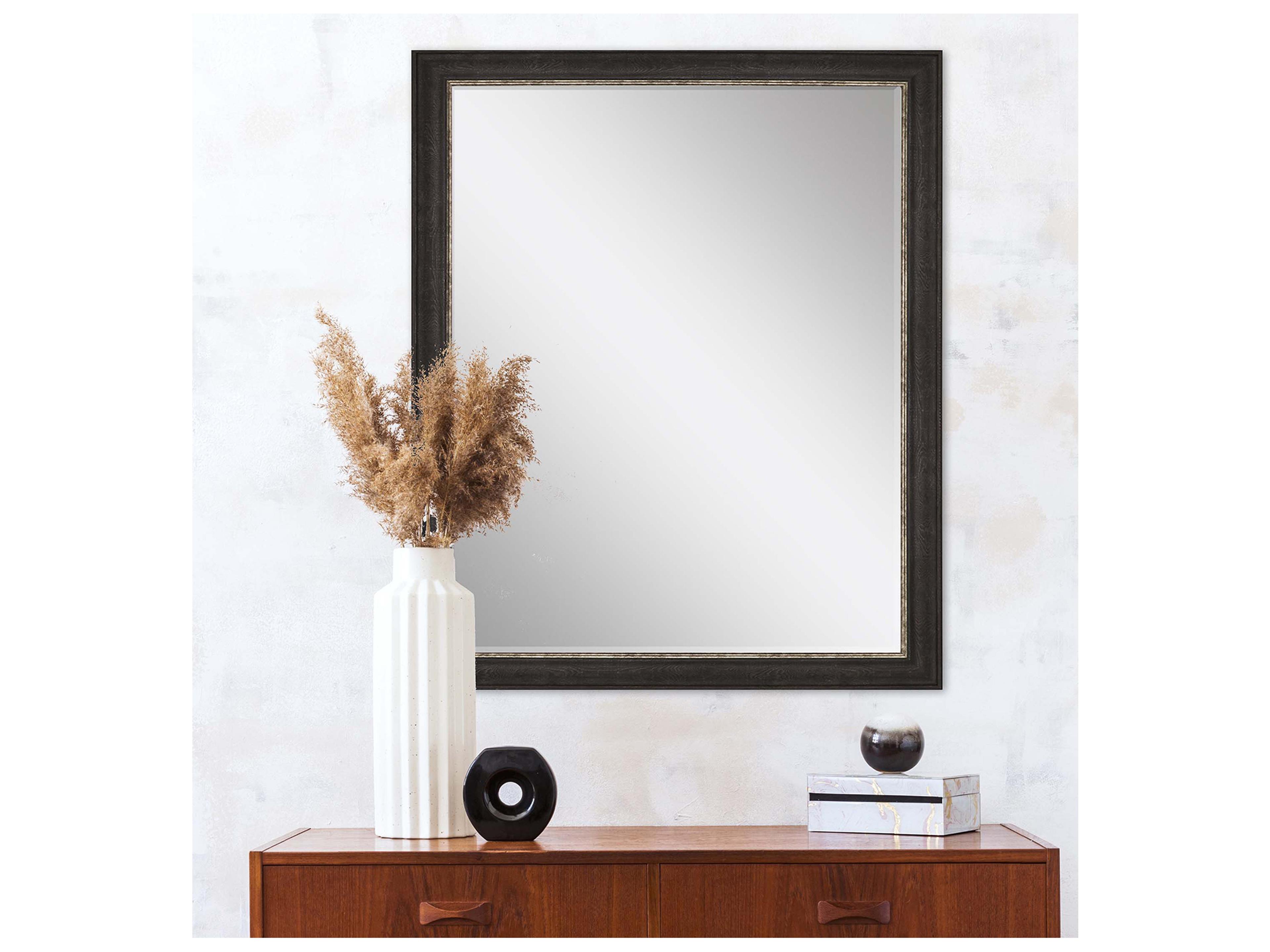 Paragon 843 Mirror Group Brown Metallic Silvered Wall Rectangular Mirror