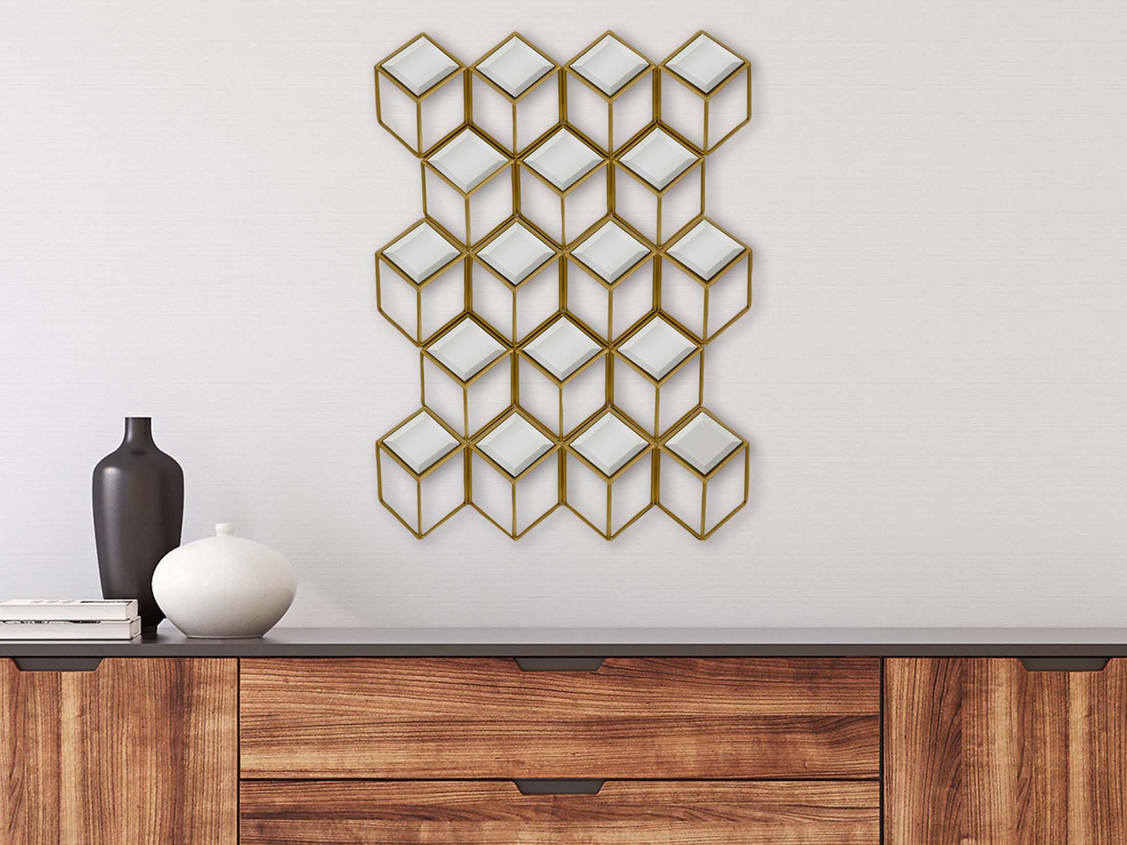 Paragon Mirror Metallic Silvered Wall