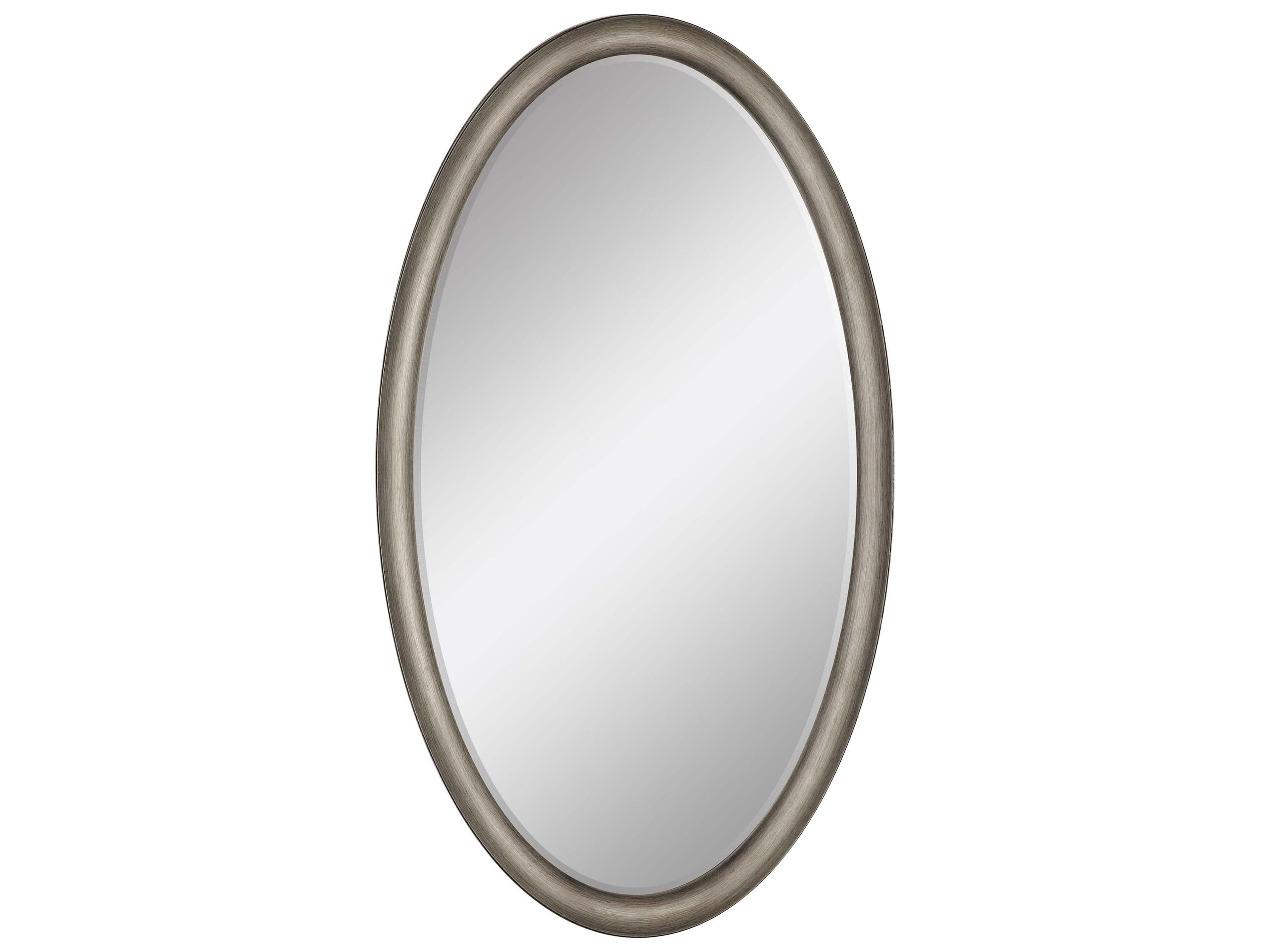 Woodall Metallic Oval Wall Mirror
