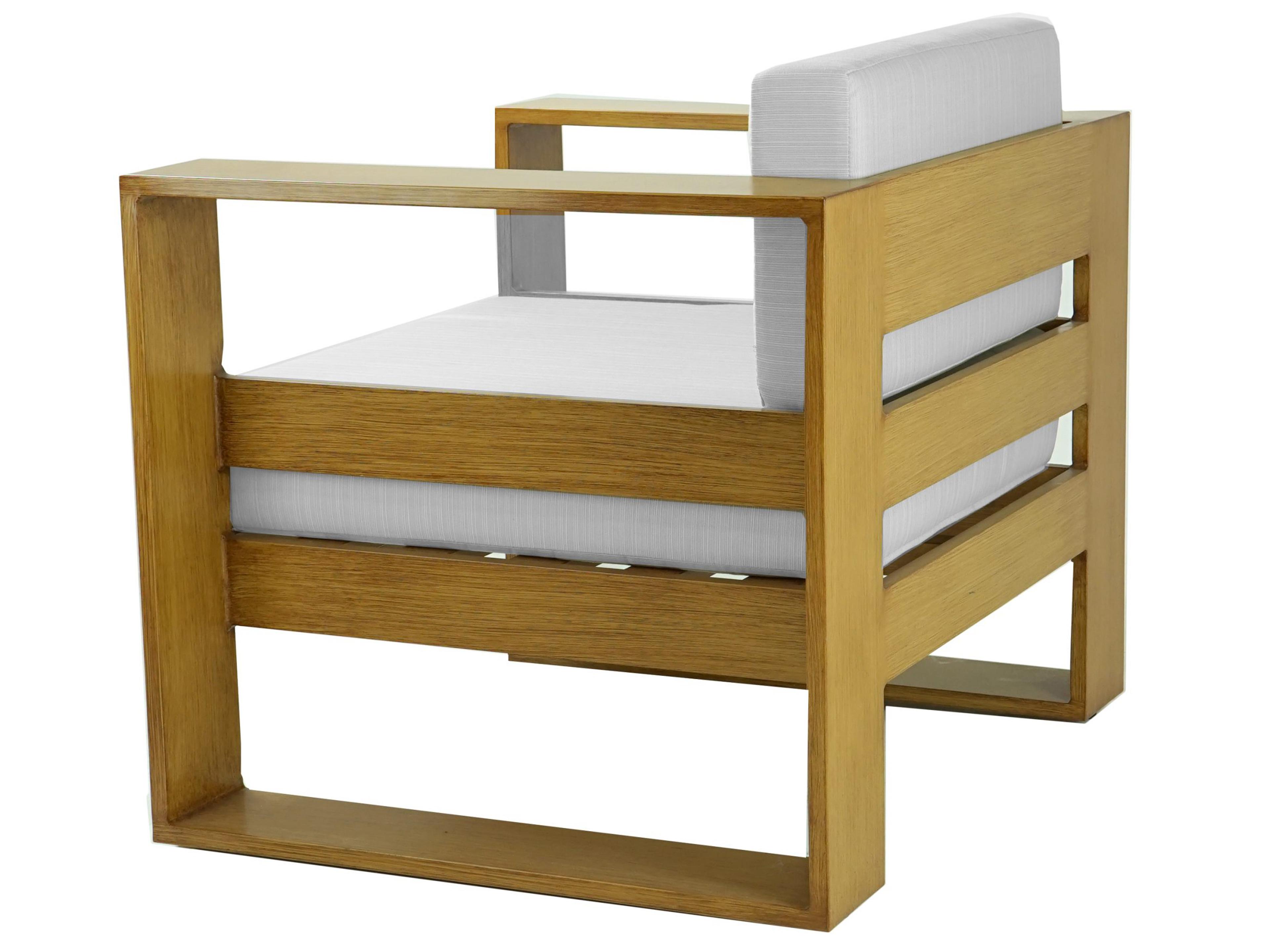 Axcess Inc. Hampton Outdoor Patio Club Chair- Faux Teak