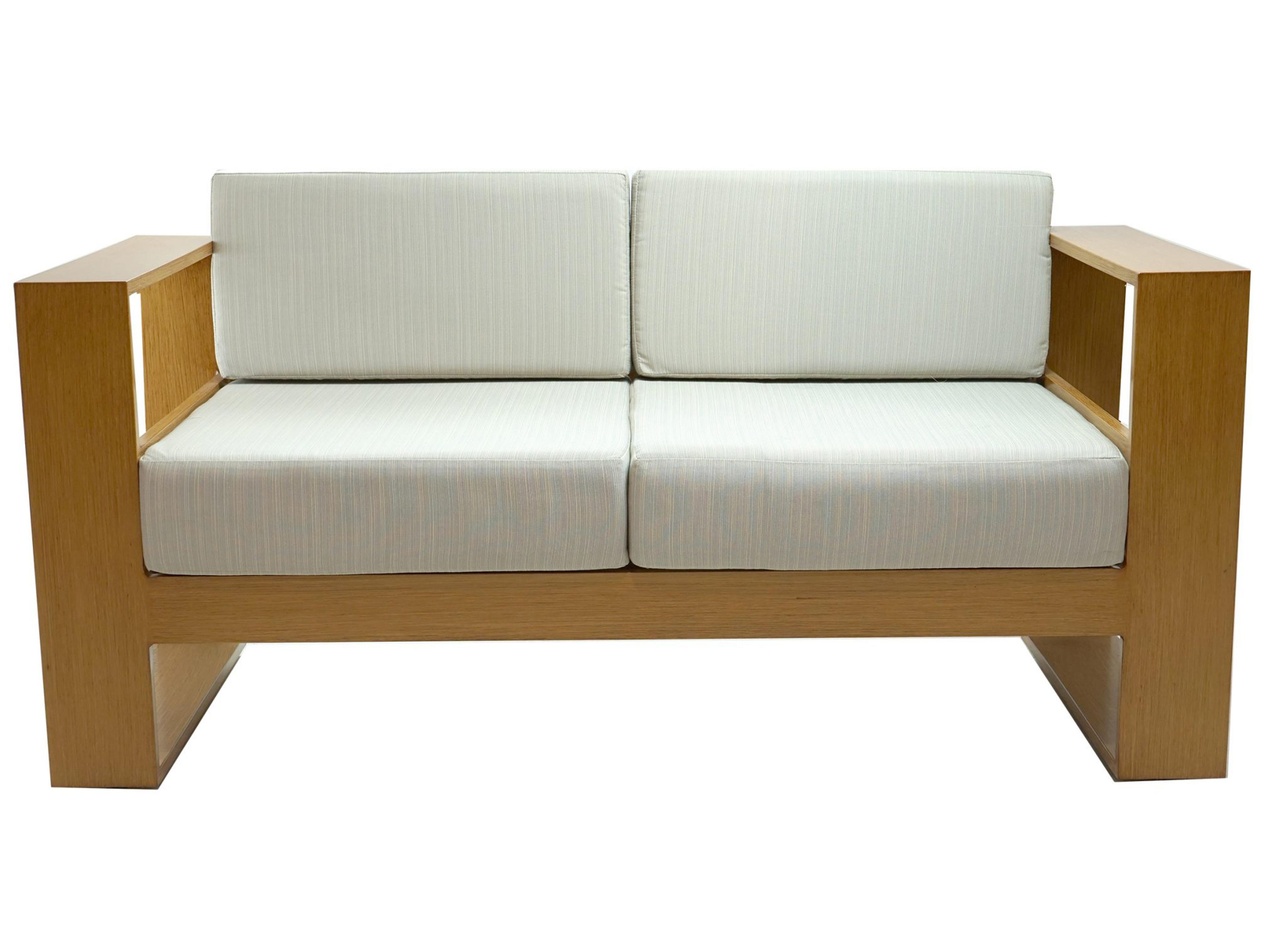 Axcess Inc. Hampton Outdoor Loveseat- Faux Teak