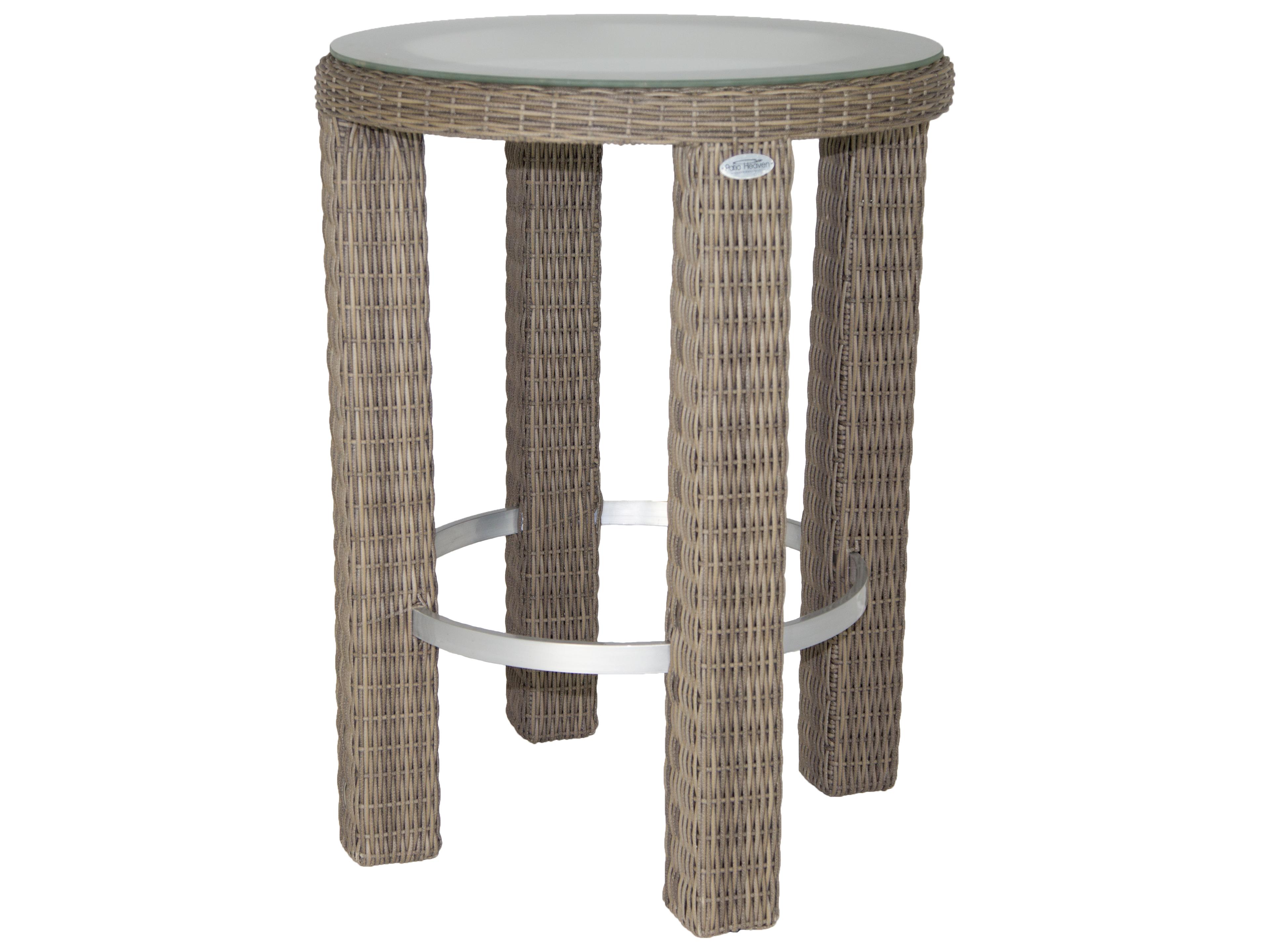 Axcess Inc Palisades Round Outdoor Patio Bar Table