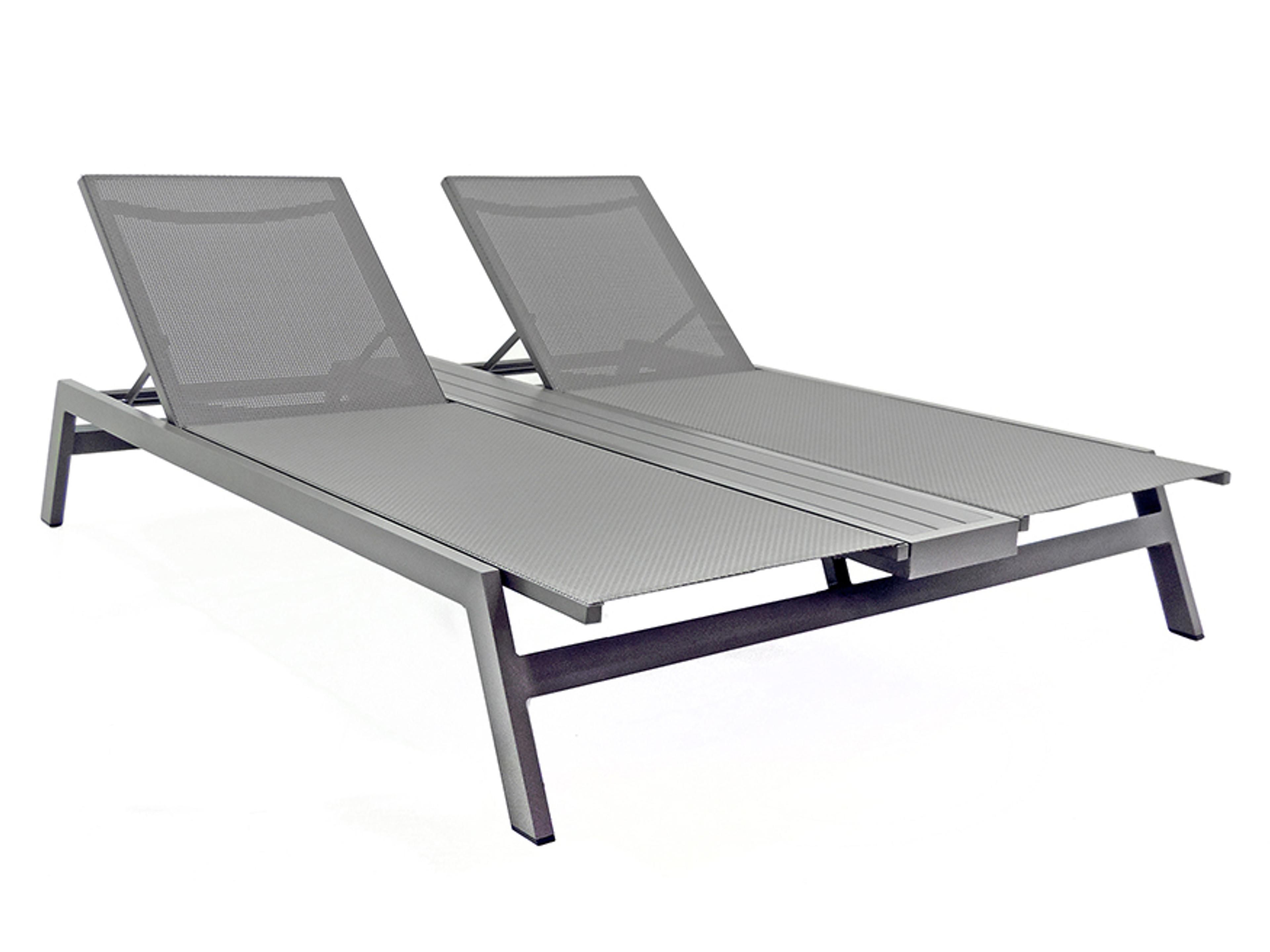 Riviera Double Outdoor Patio Chaise Lounge