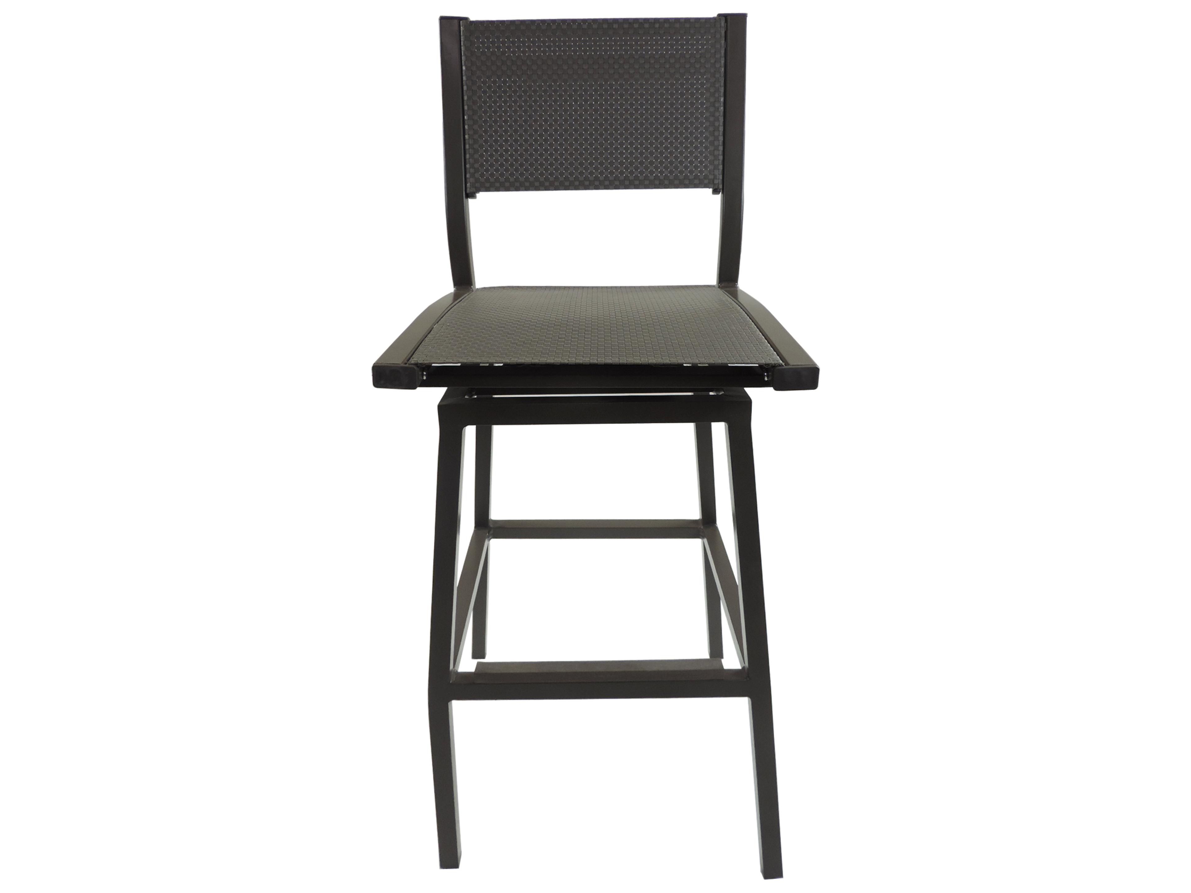 Axcess Inc. Riviera Swivel Armless Patio Bar Chair