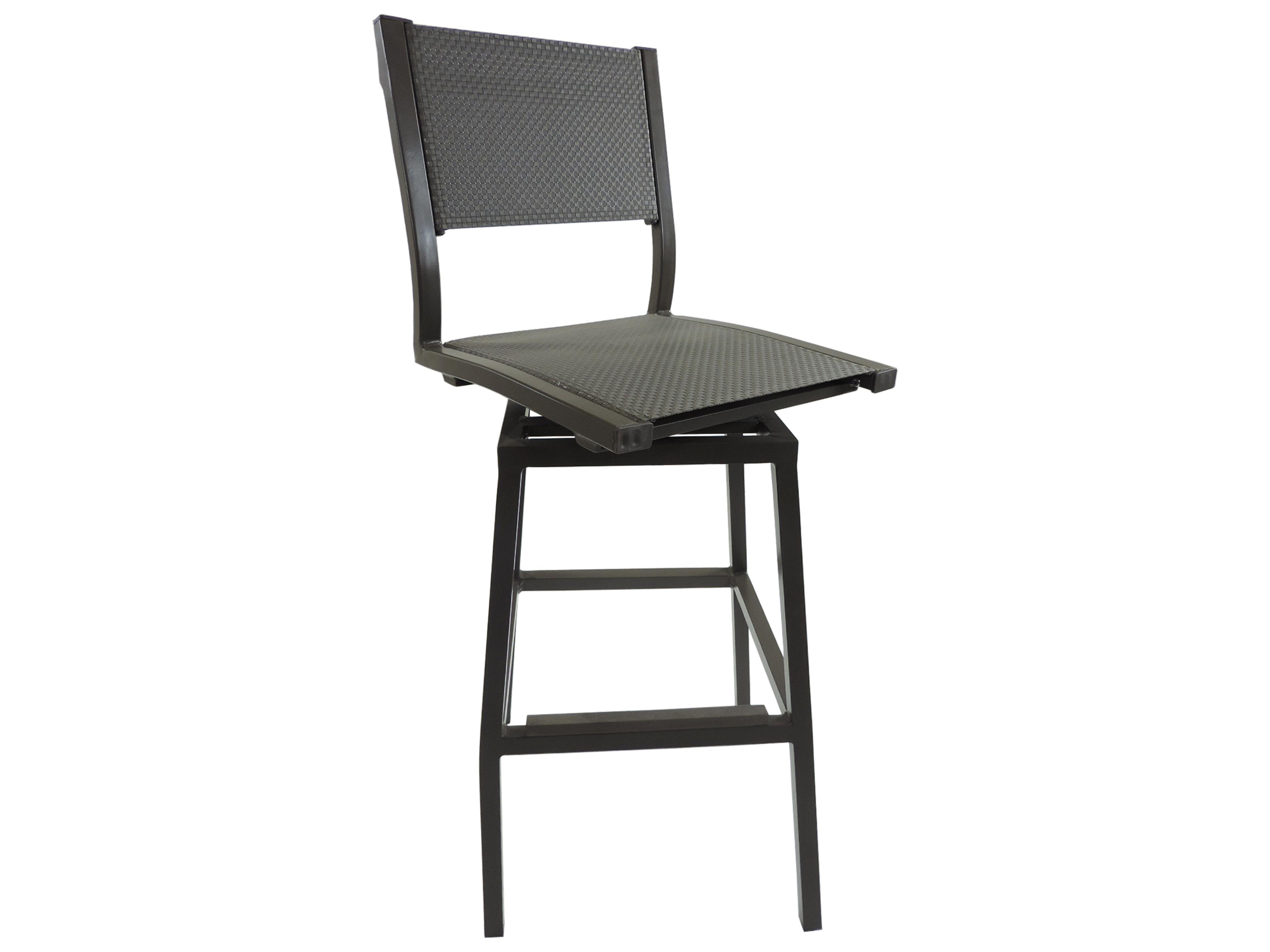 Axcess Inc. Riviera Swivel Armless Patio Bar Chair
