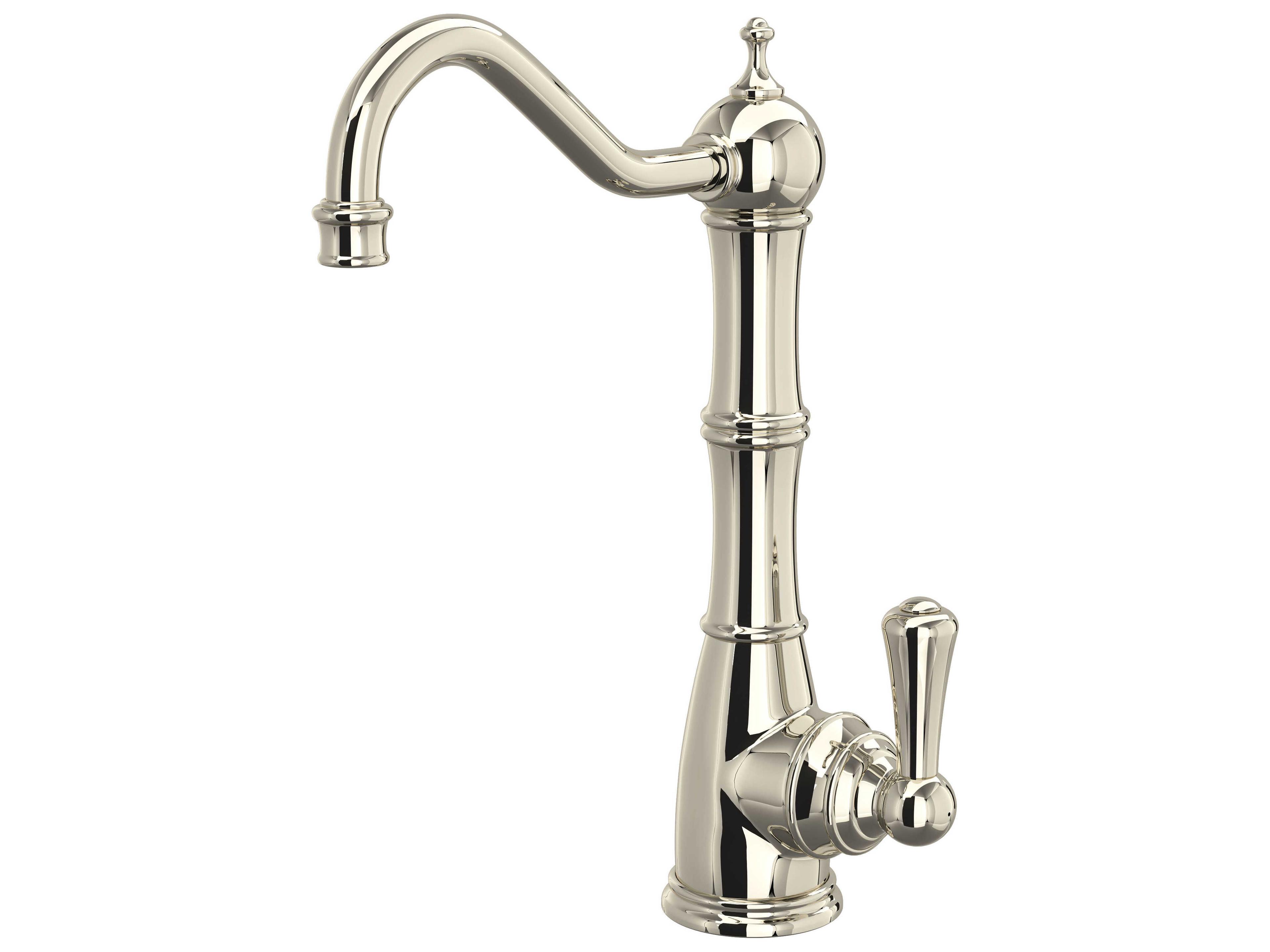 Edwardian Polished Nickel Filter Kitchen Faucet