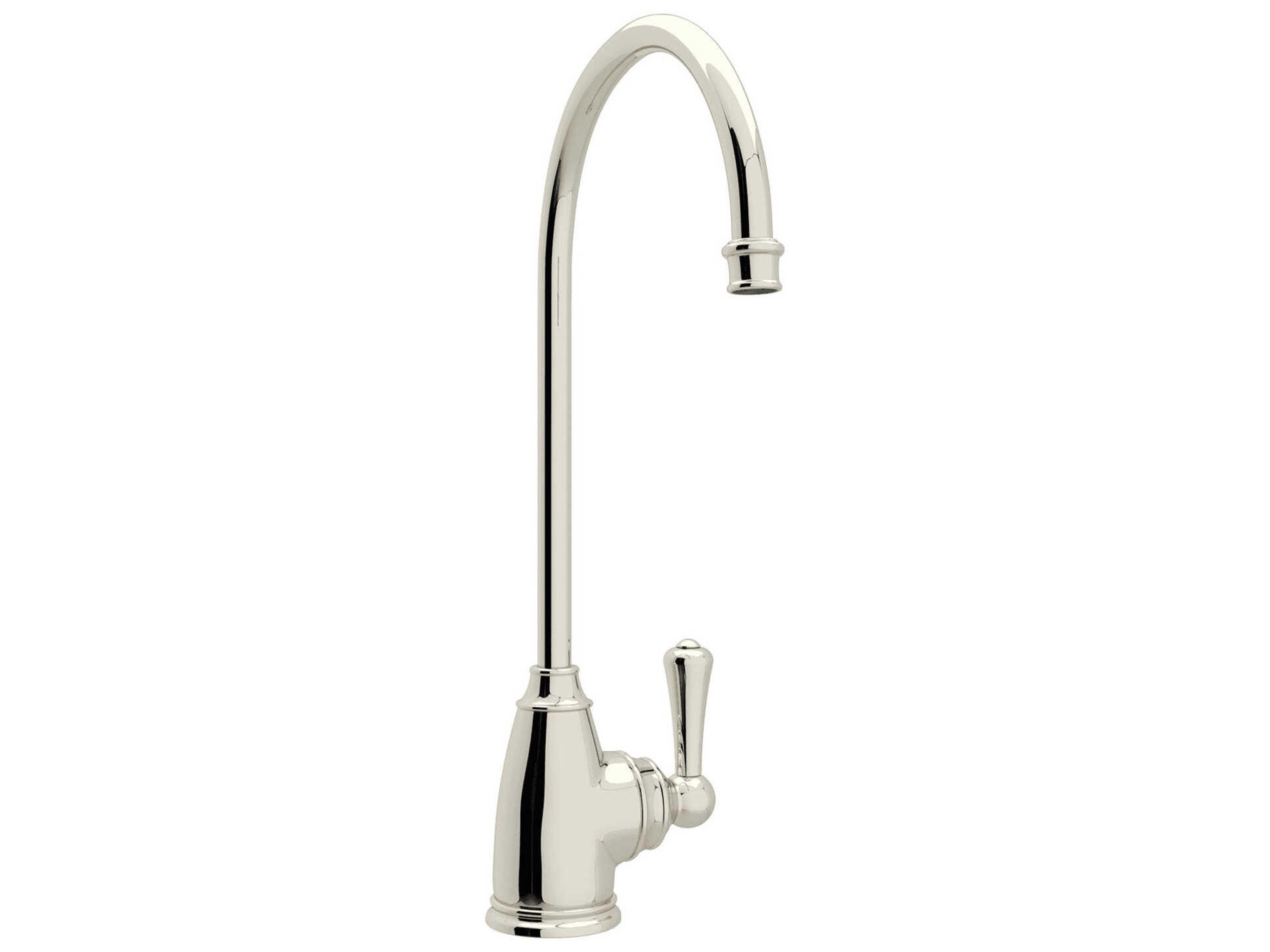 Georgian Era Polished Nickel Filter Kitchen Faucet