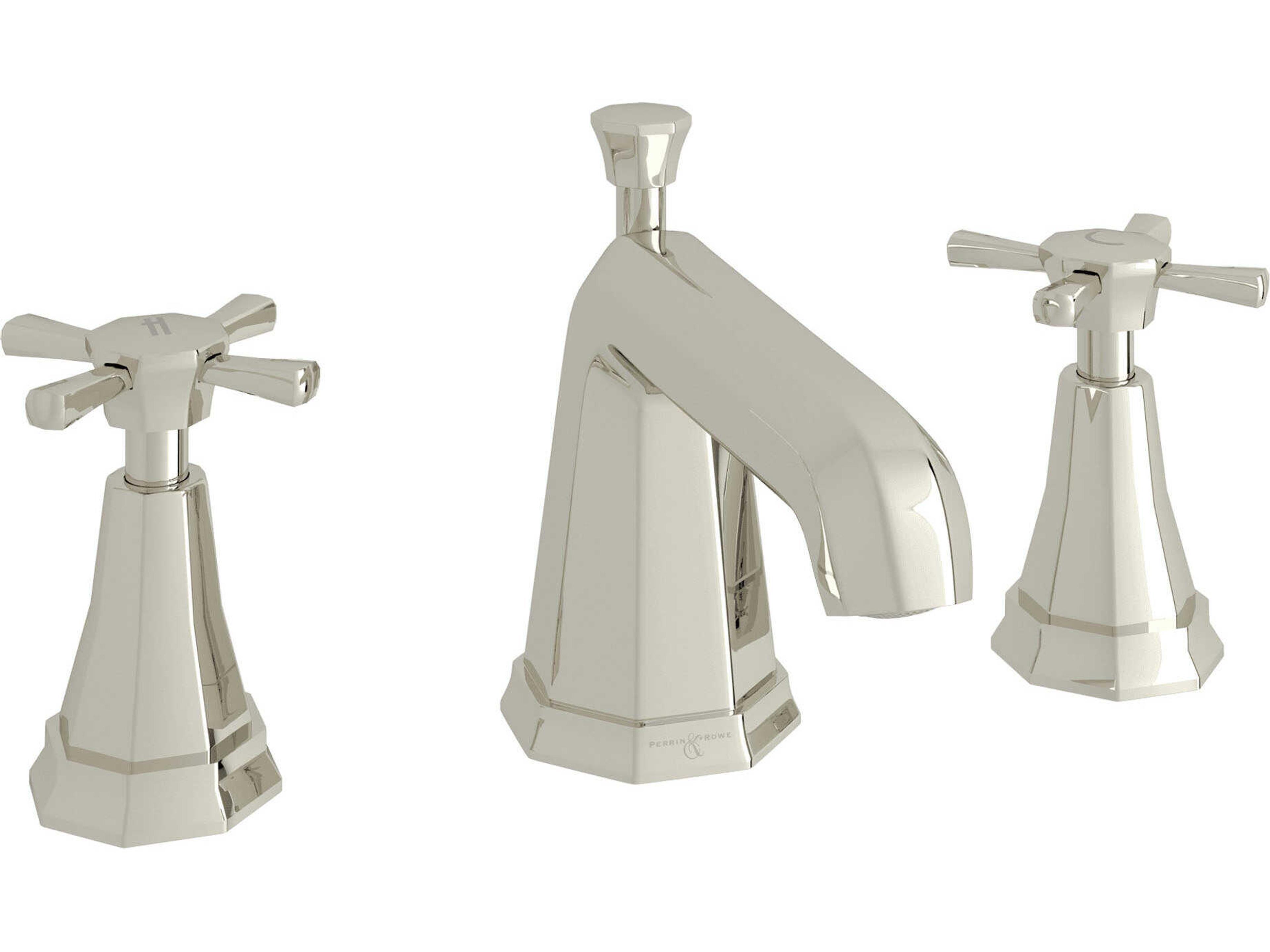 Deco Polished Nickel Deco Widespread Lavatory Faucet