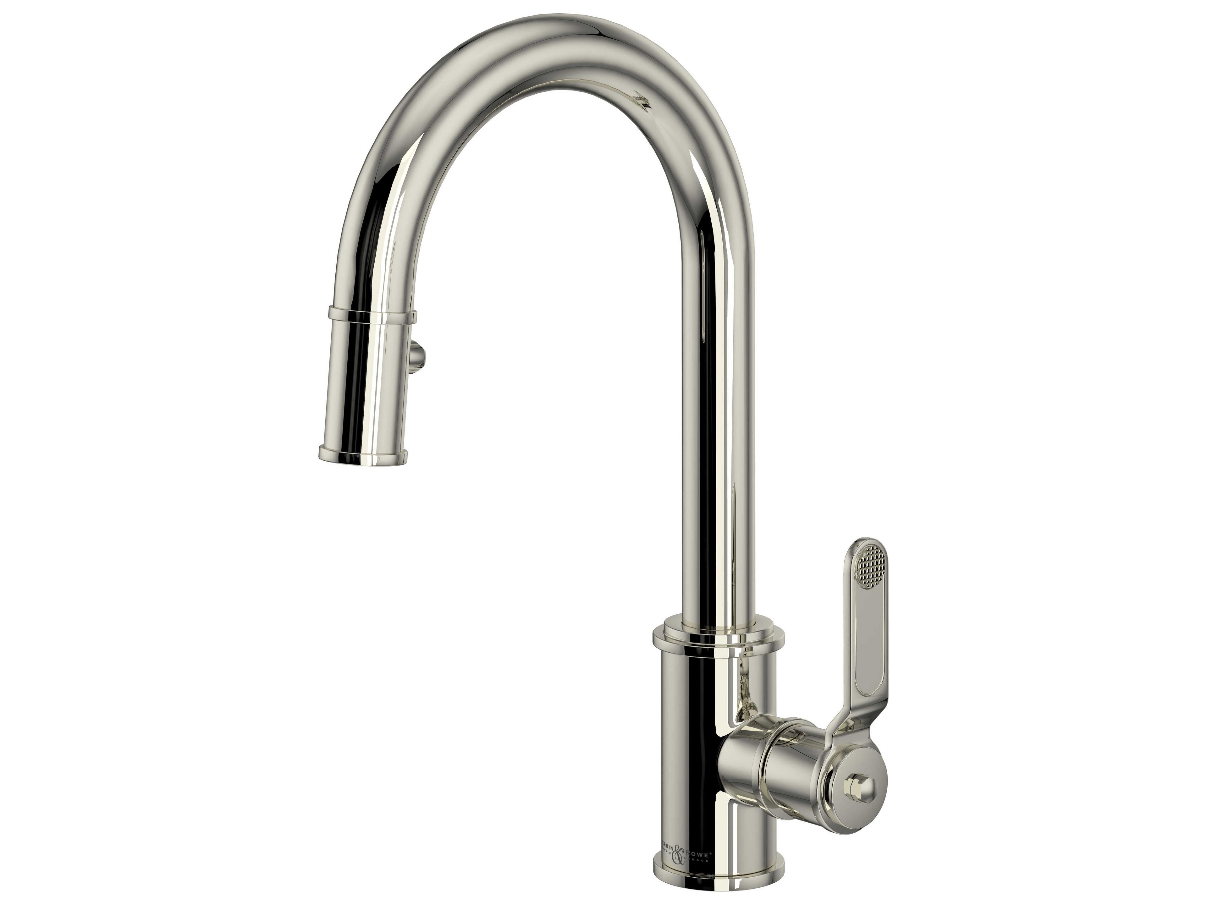 Armstrong Polished Nickel Pull-Down Bar/Food Prep Kitchen Faucet