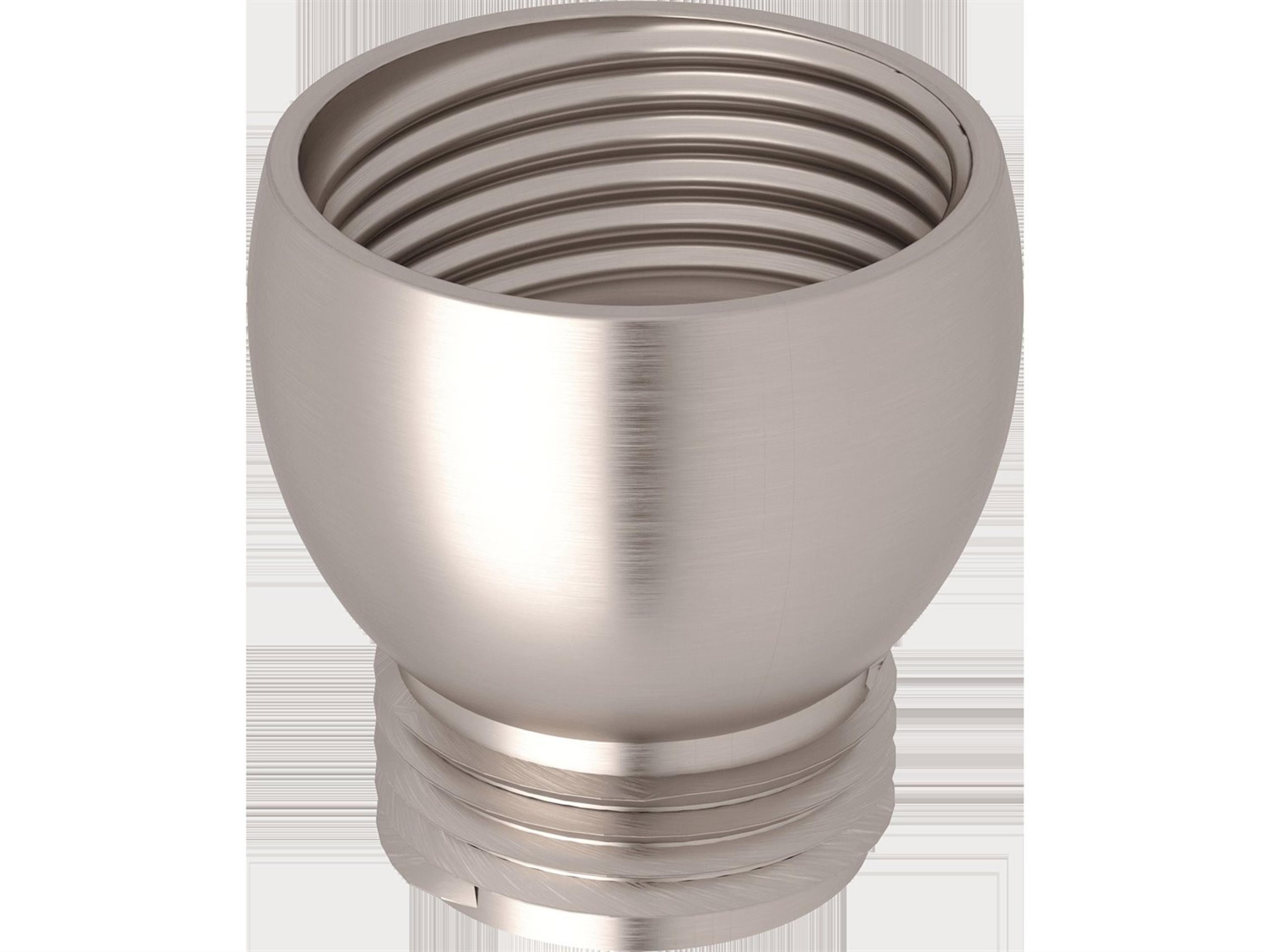 Perrin and Rowe Adaptor Satin Nickel from Top of Therm to Hose and Handspray or to Reduce the Outlet of The U.5384 Or U.5354 Shower Arm