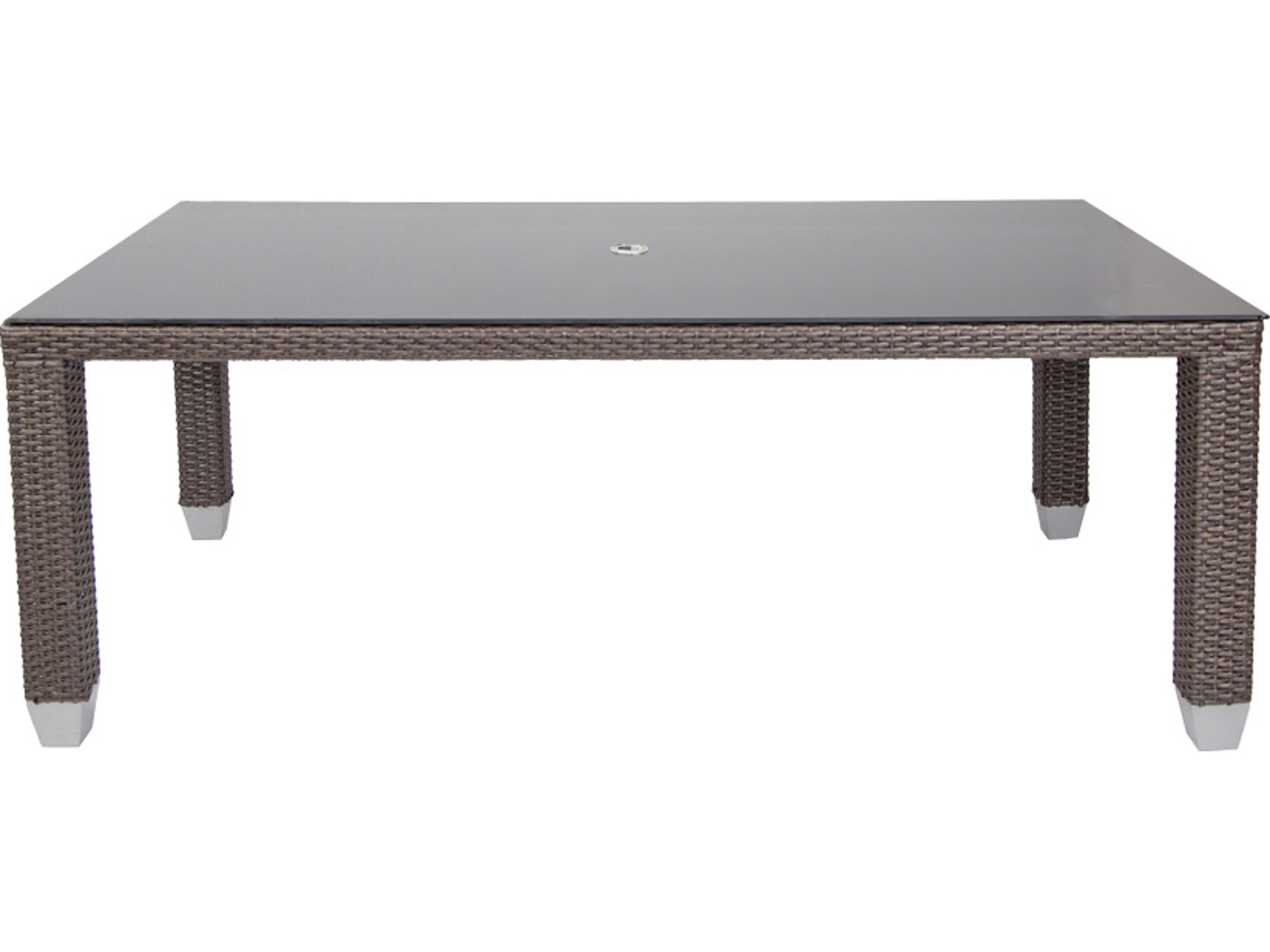 Axcess Inc Signature Rectangle Outdoor Patio Dining Table