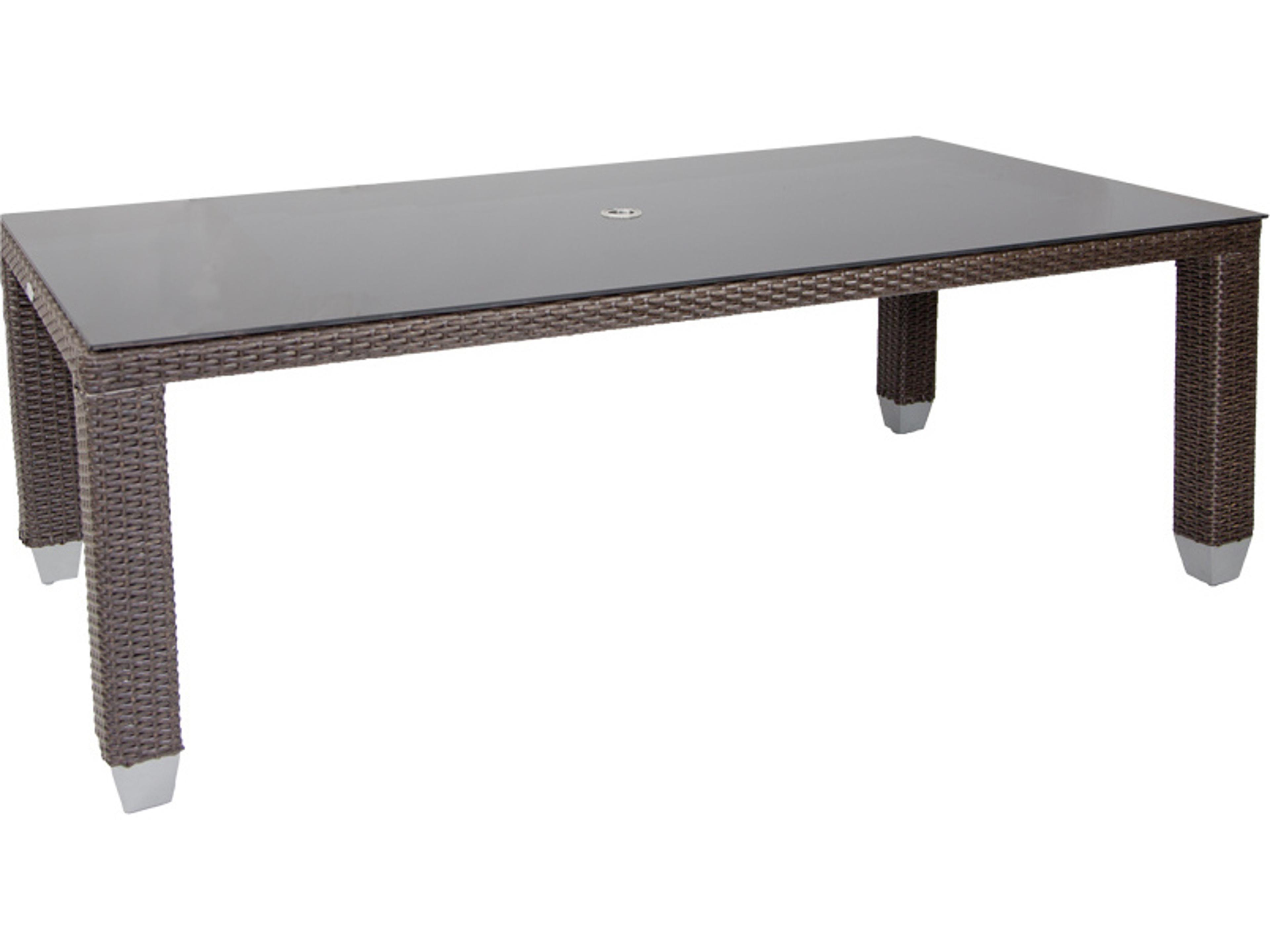 Axcess Inc Signature Rectangle Outdoor Patio Dining Table