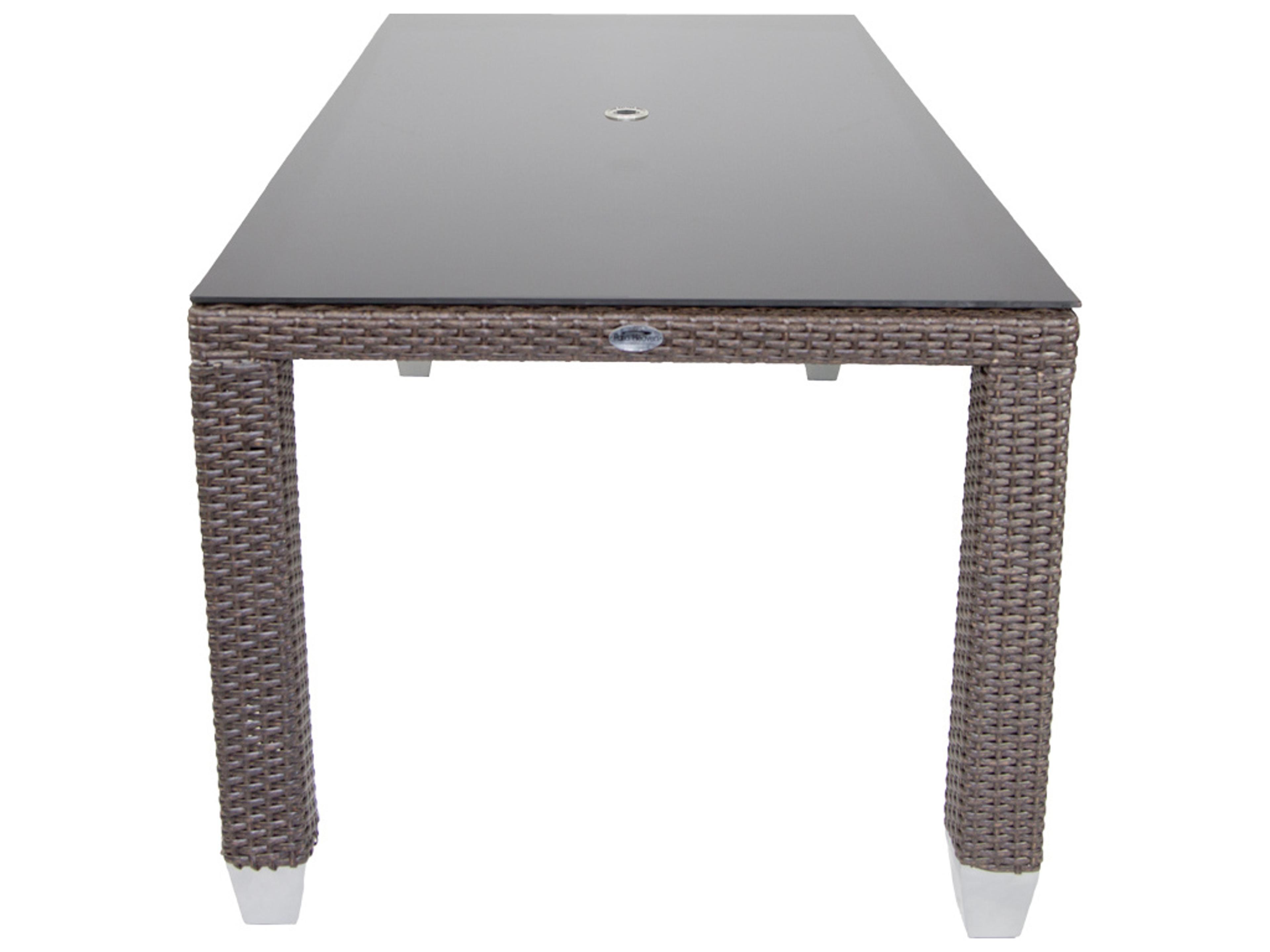 Axcess Inc Signature Rectangle Outdoor Patio Dining Table