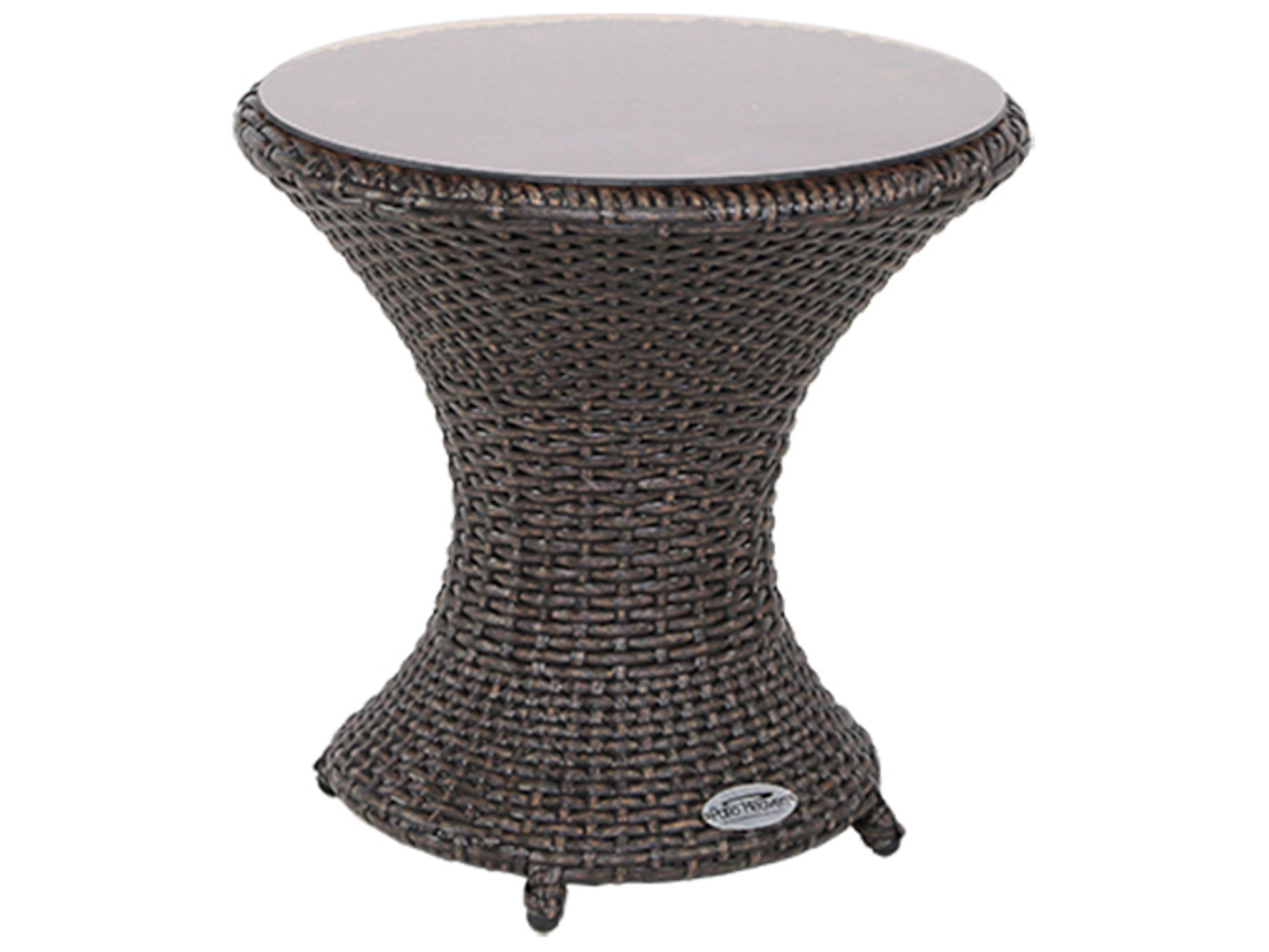 Axcess Inc Vallejo Wave Outdoor End Table