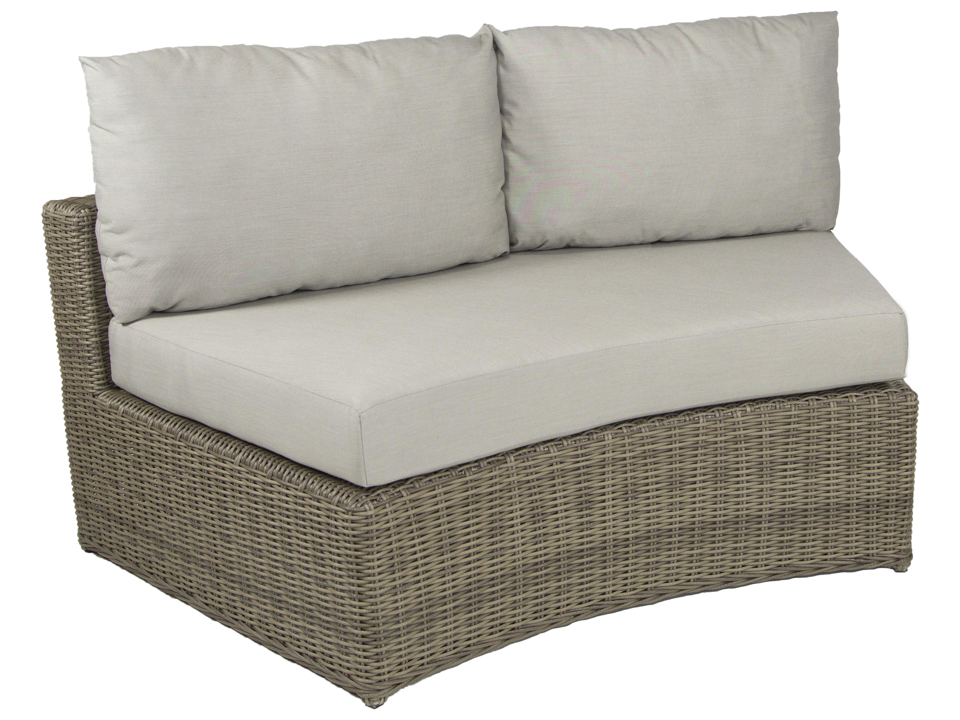Axcess Inc. Vallejo Center Outdoor Loveseat-Grey